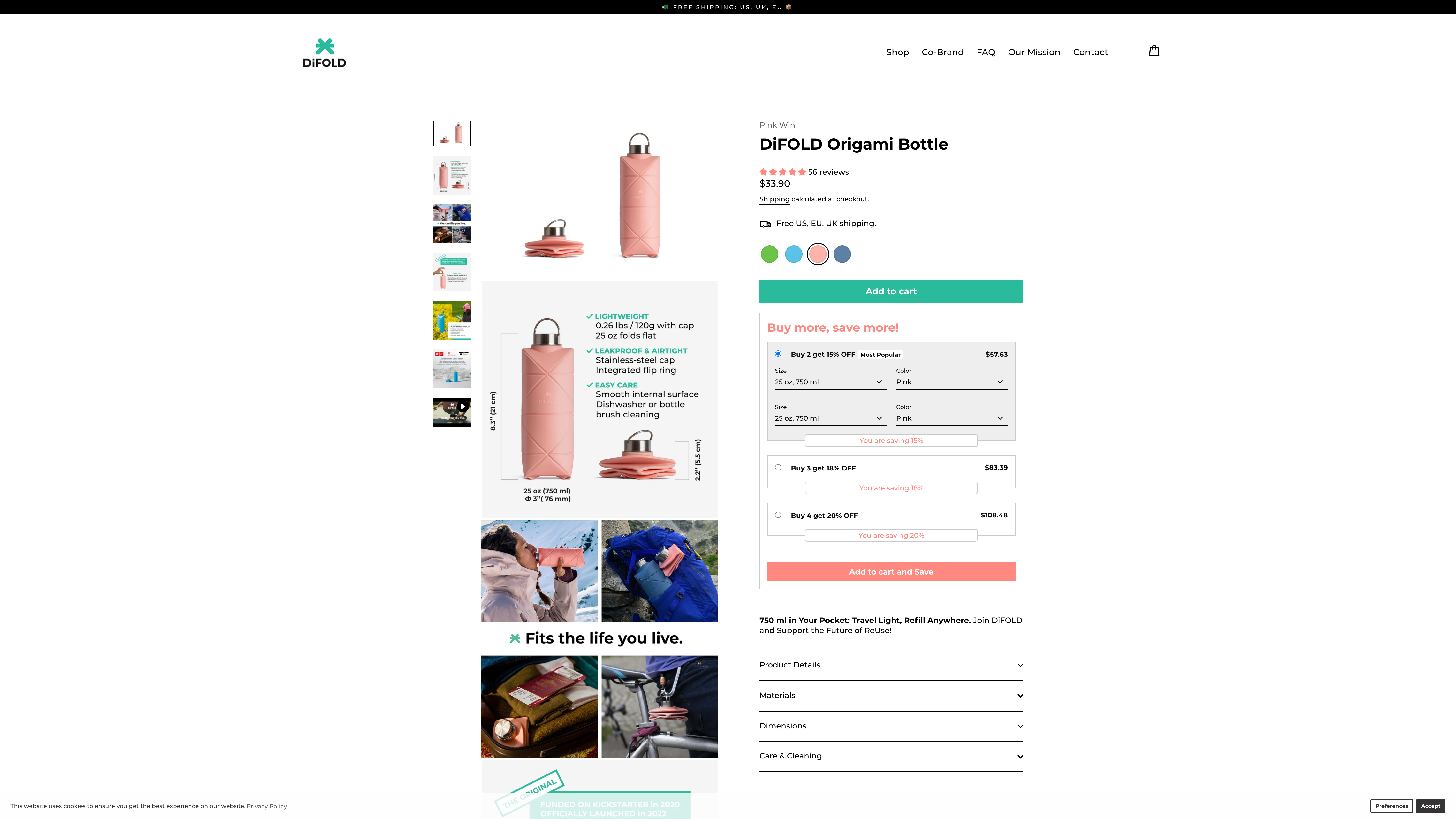 DiFOLD Origami Bottle screenshot 2