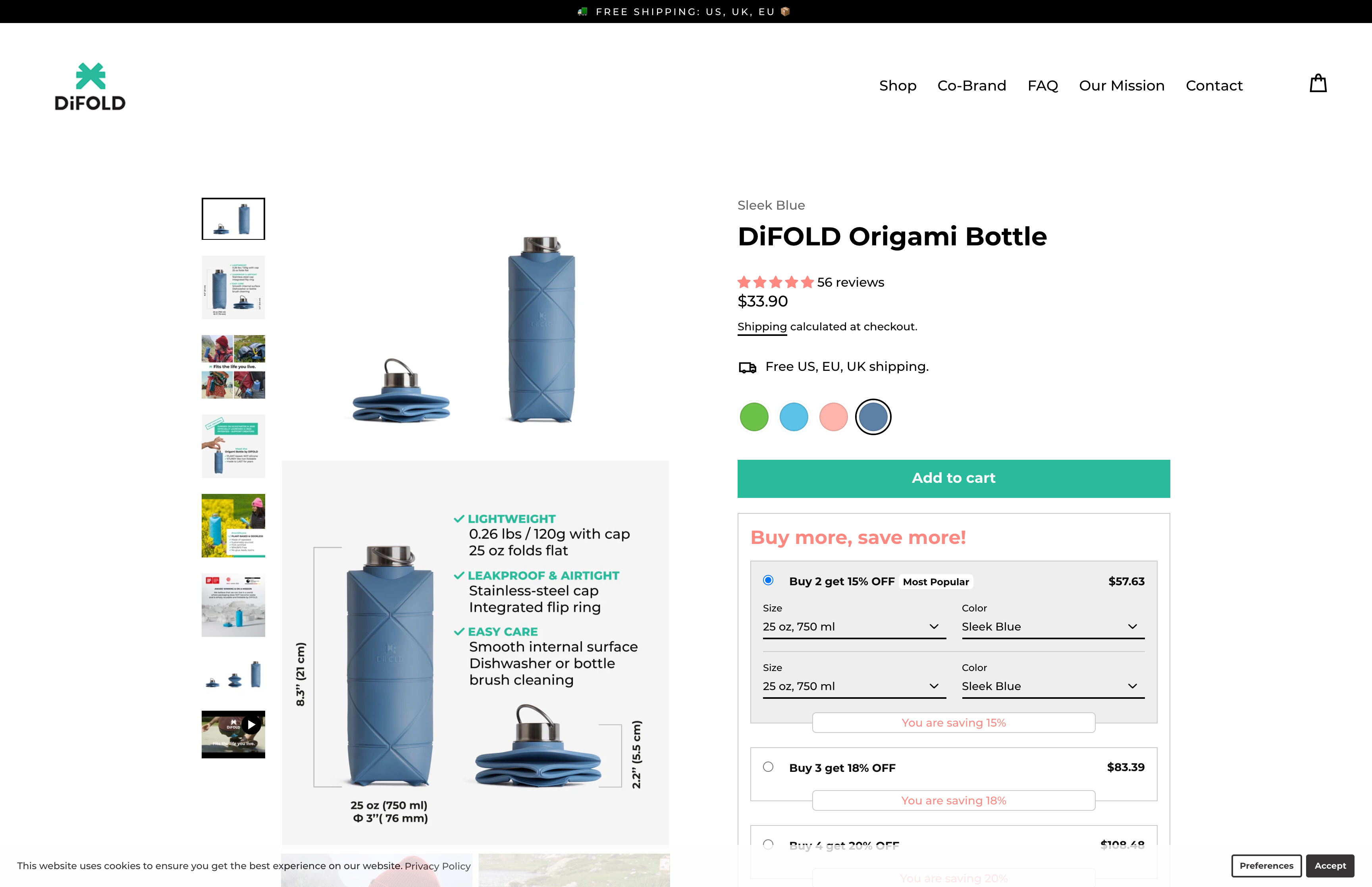 DiFOLD Origami Bottle screenshot 4