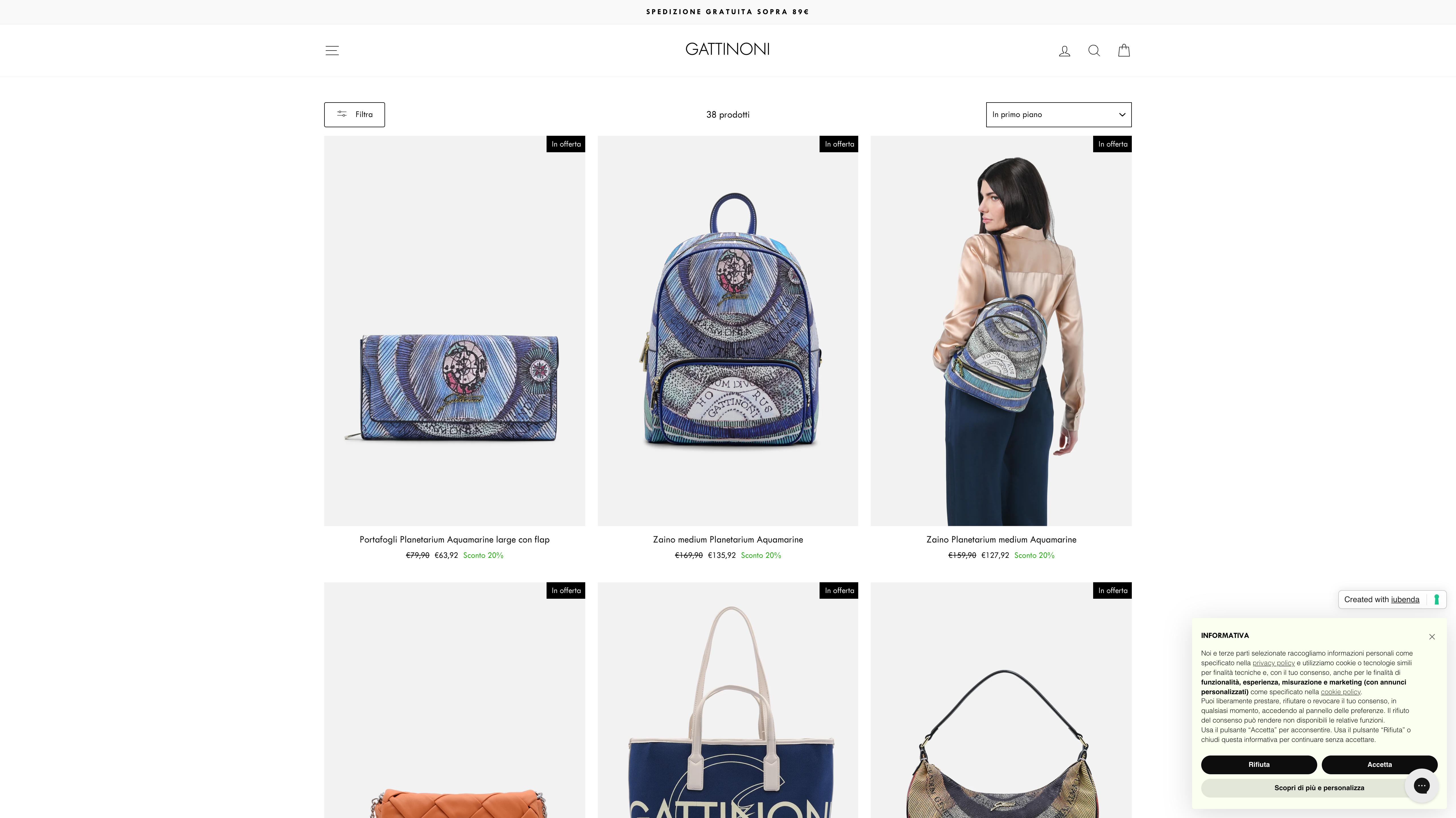 Gattinoni  screenshot 2