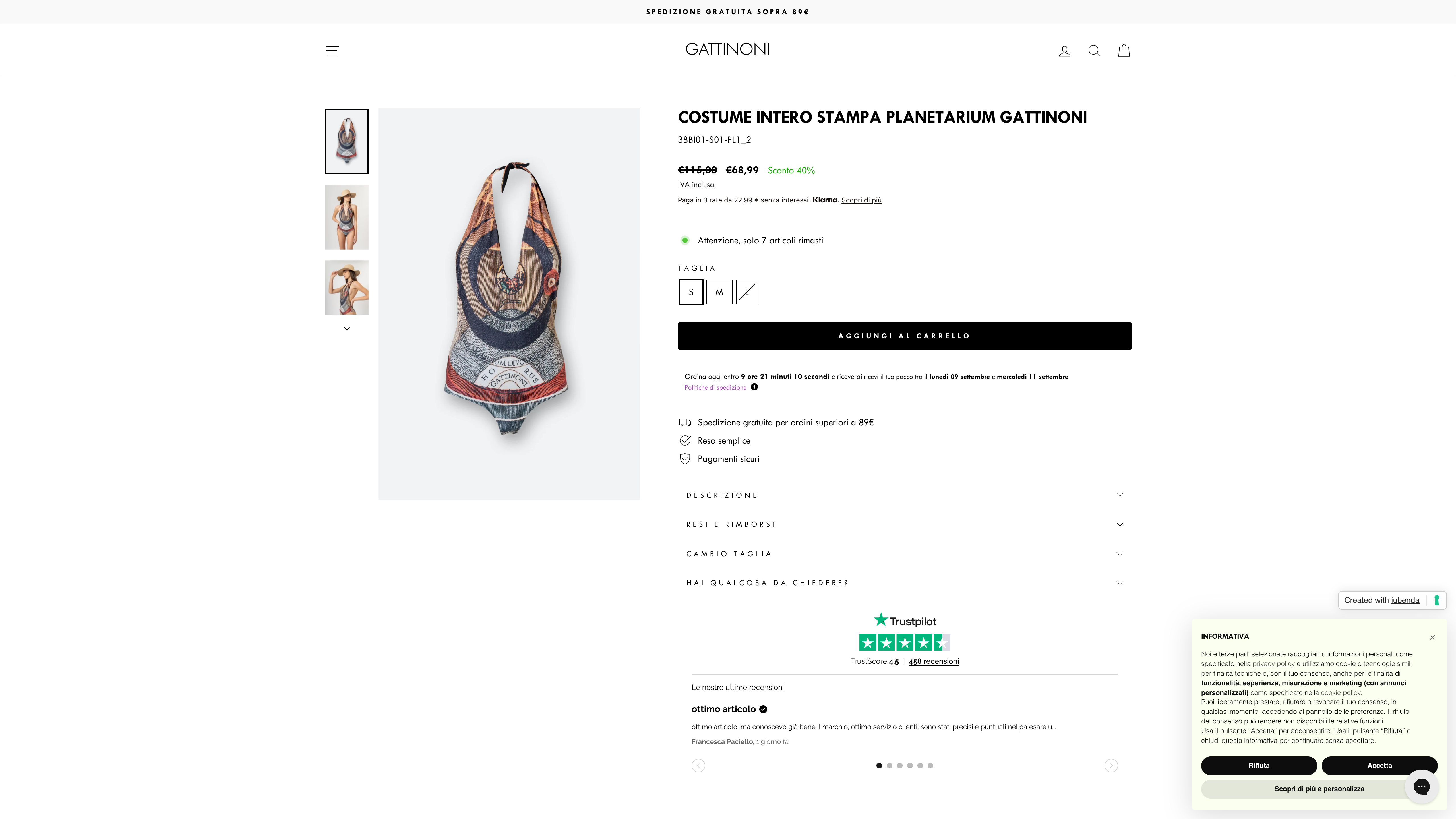 Gattinoni  screenshot 7