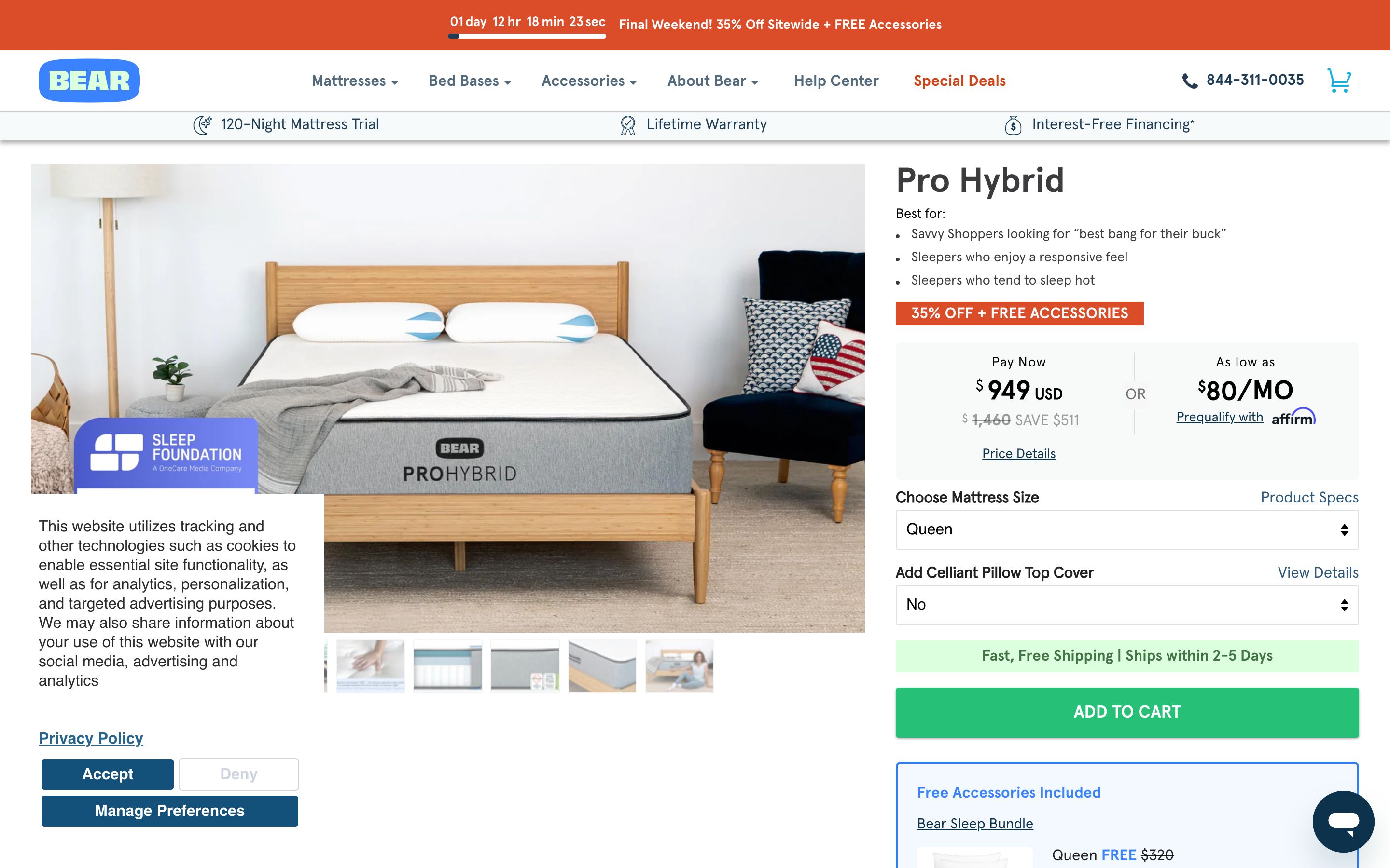 Bear Mattress screenshot 4