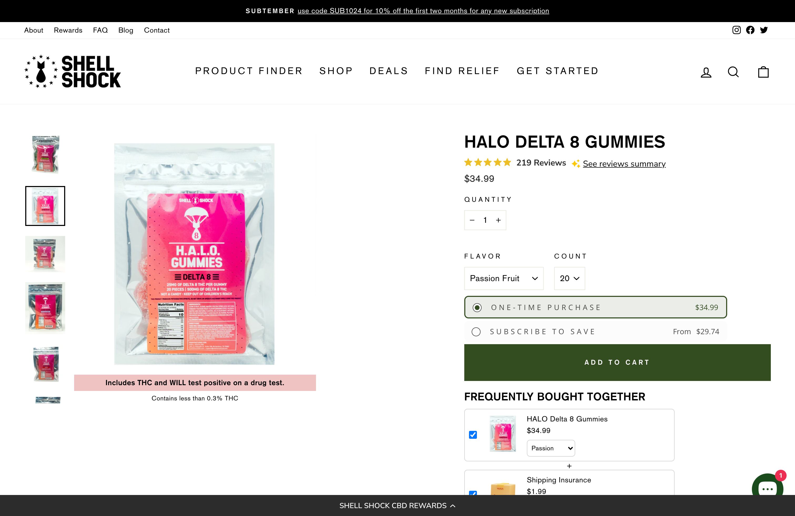 Shell Shock CBD screenshot 3