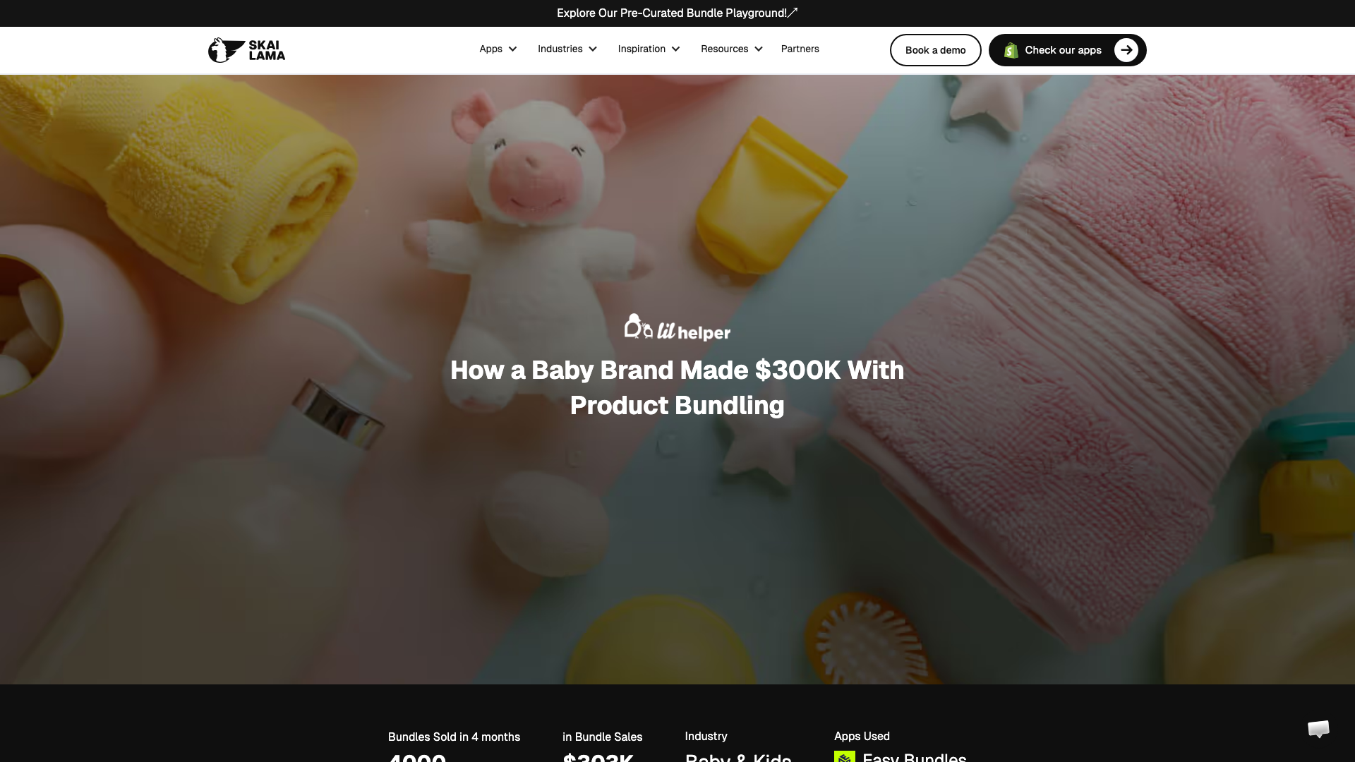 How a Baby Brand Made $300K With Product Bundling