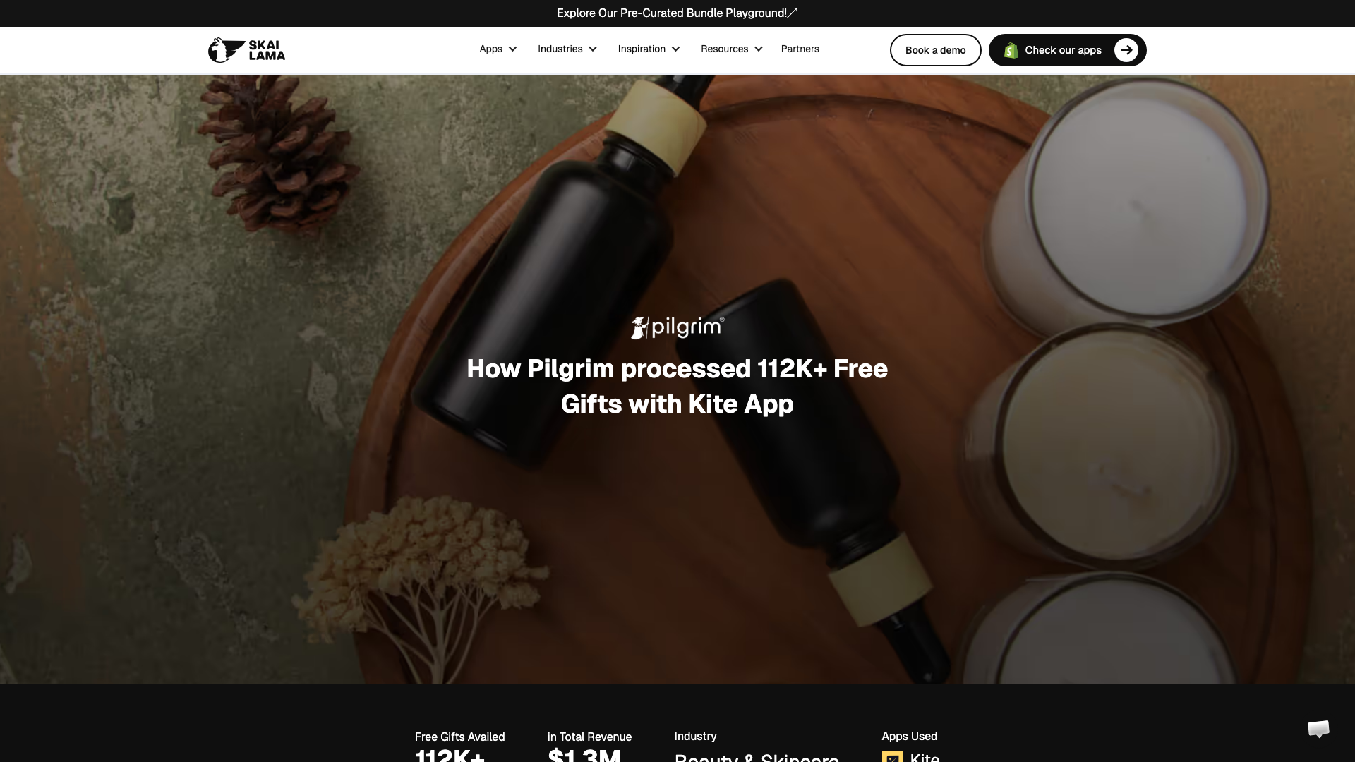 How a Beauty Brand processed 112K+ Free Gifts with Kite App screenshot