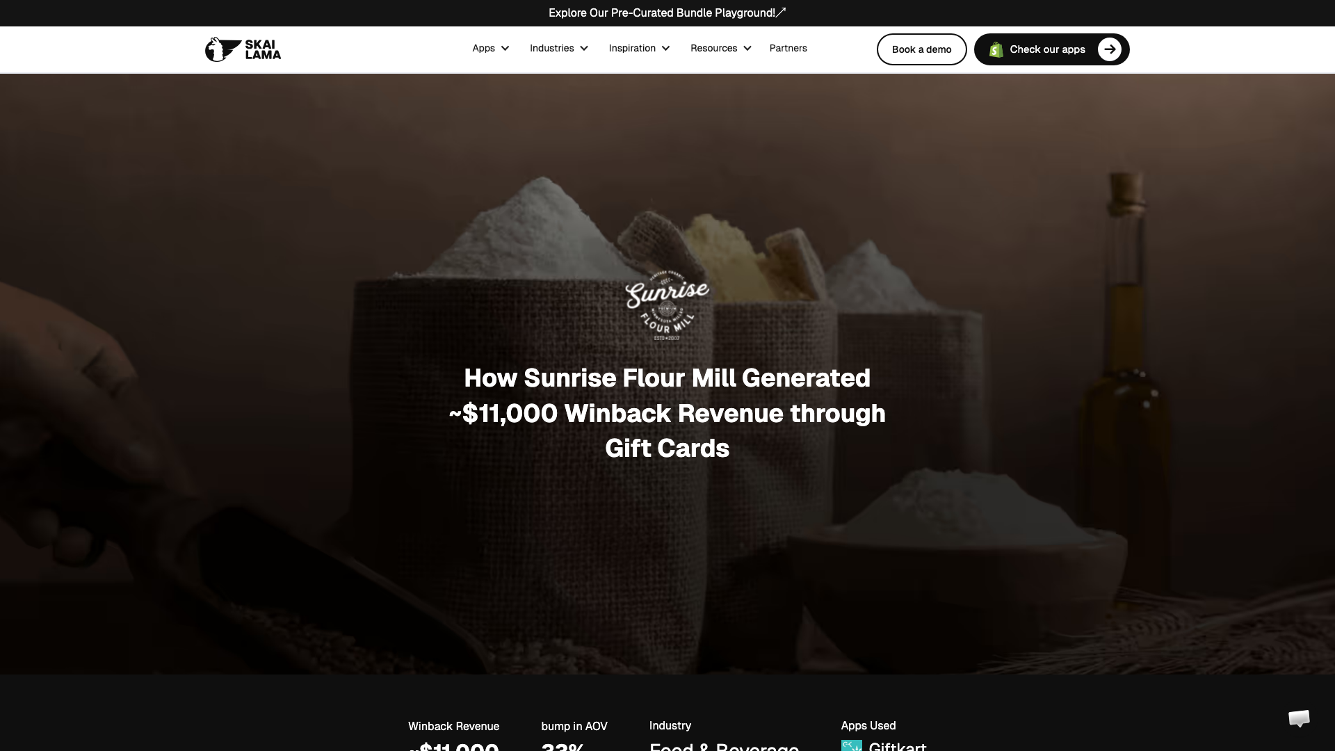 How a Food Brand Generated ~$11,000 Winback Revenue through Gift screenshot