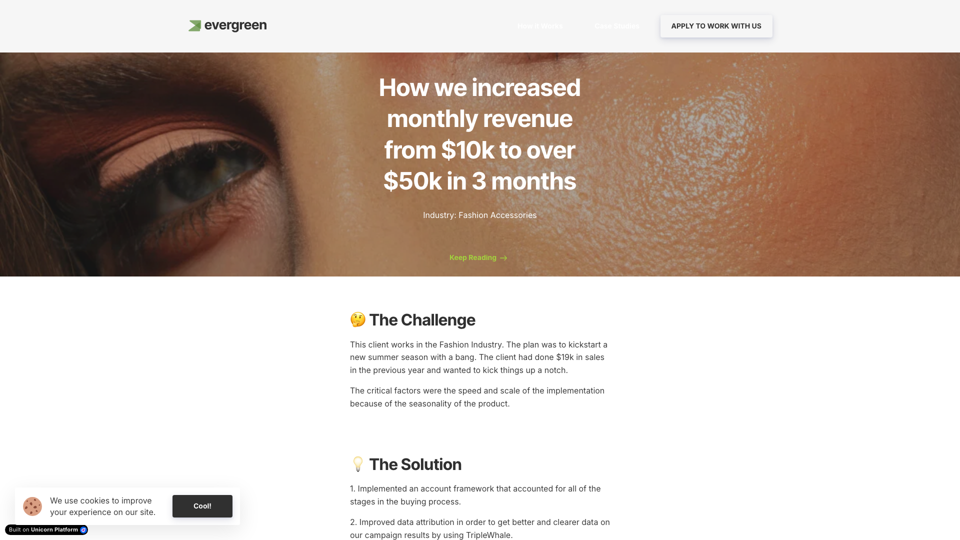 How we increased monthly revenue from $10k to over $50k in 3 months