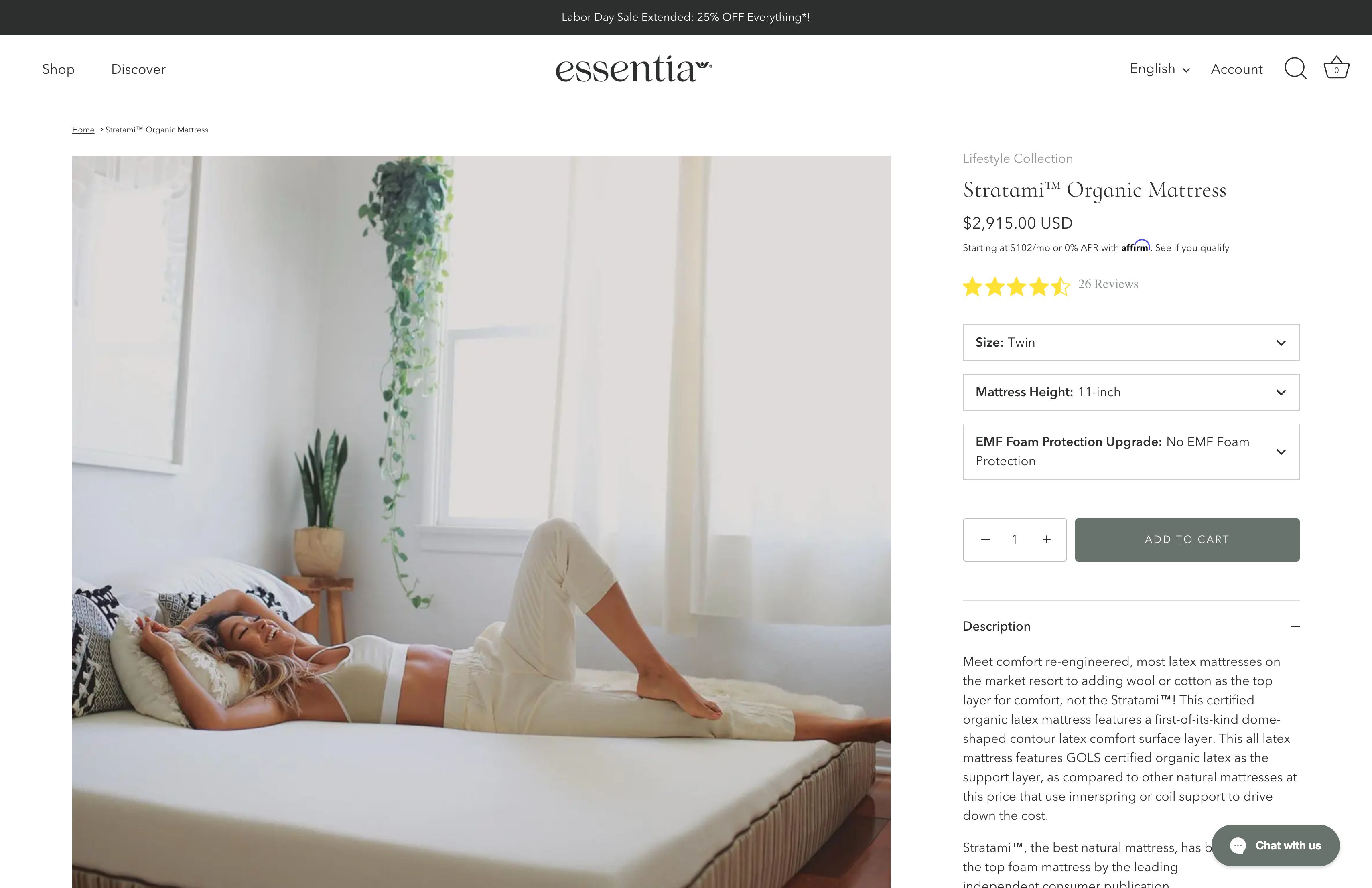 HOME/MATTRESSES | Site design/build | Ecommerce Strategy screenshot 4