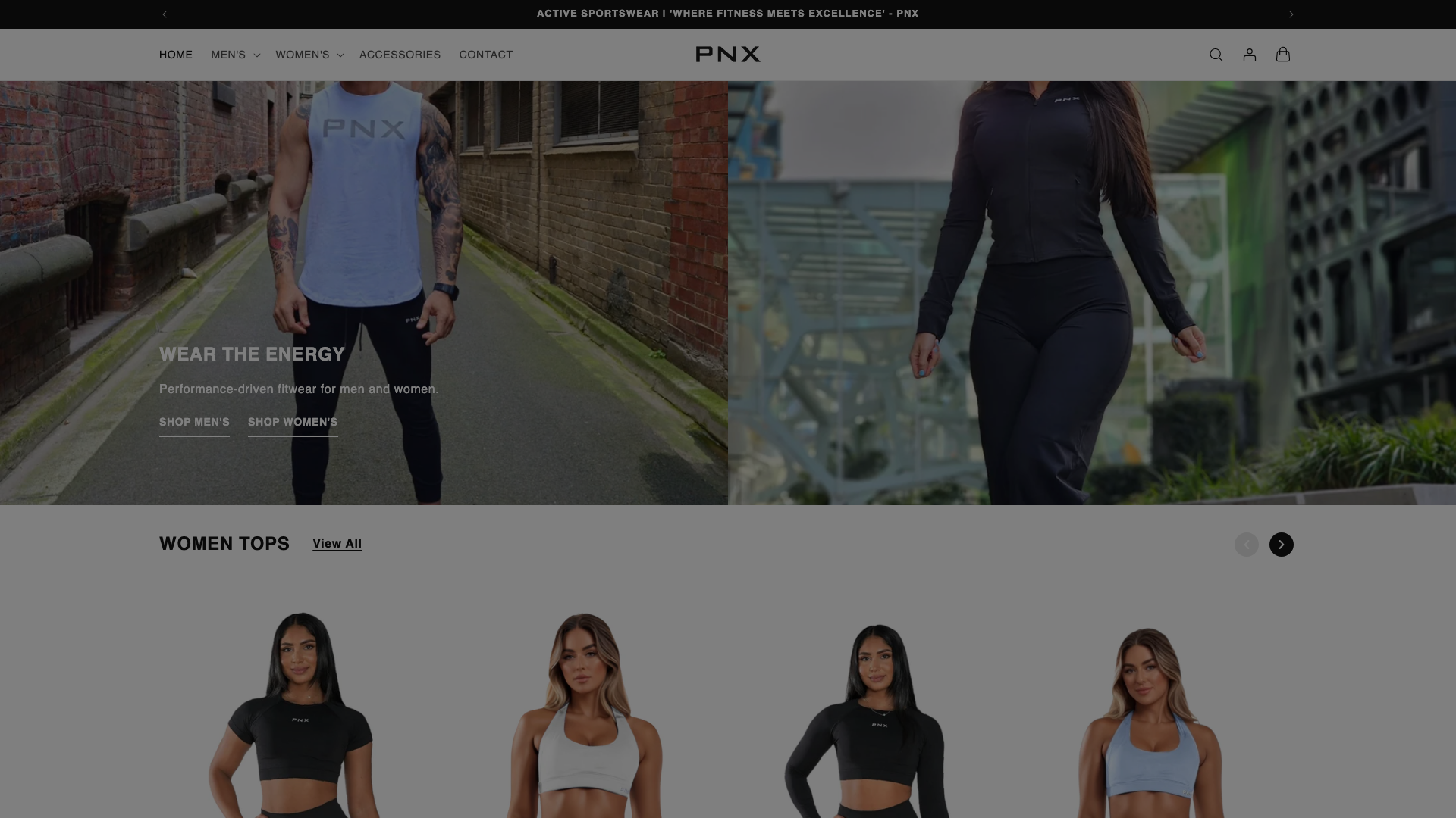 PNX Fitwear screenshot