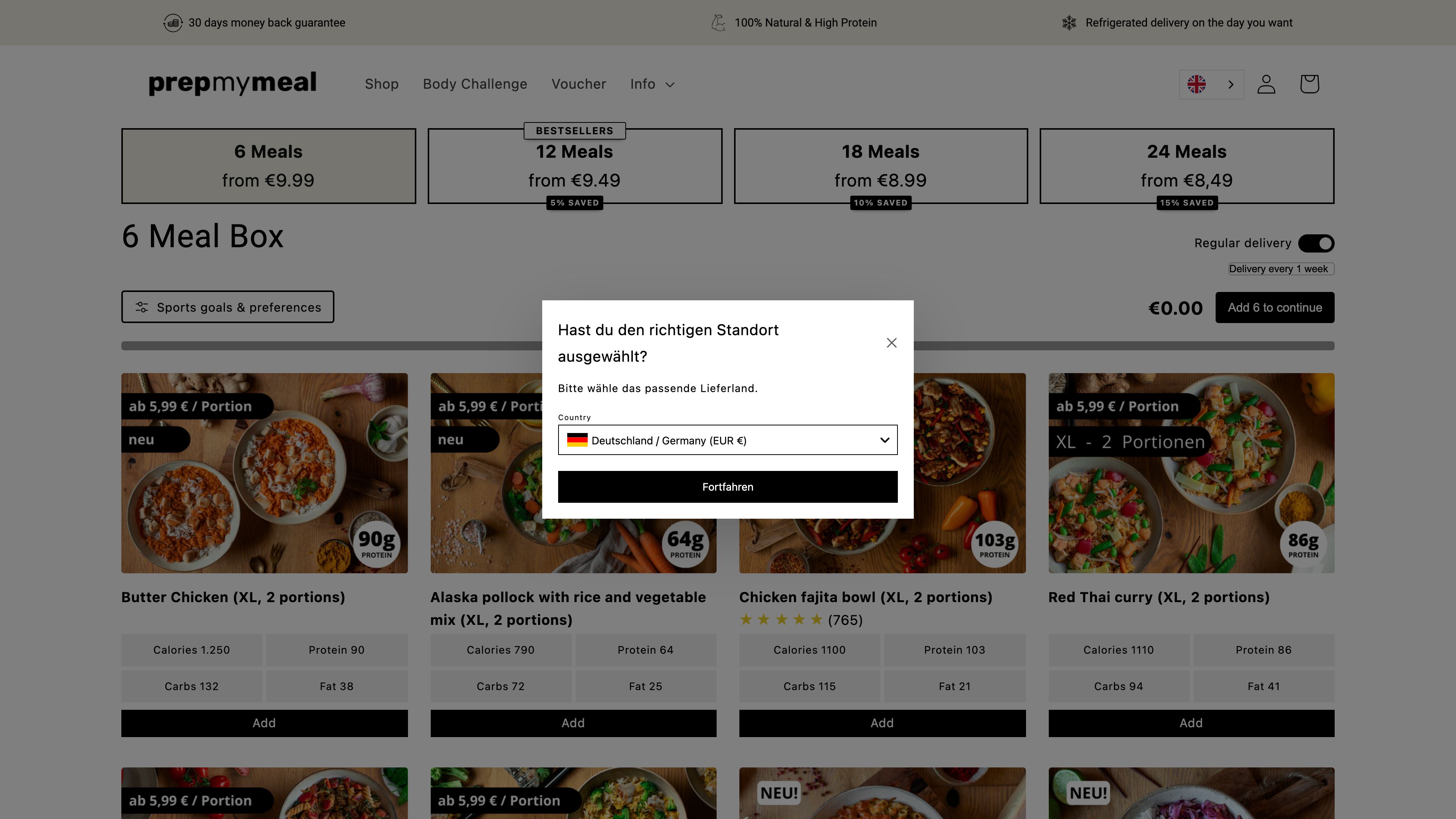 Prepmymeal screenshot 3