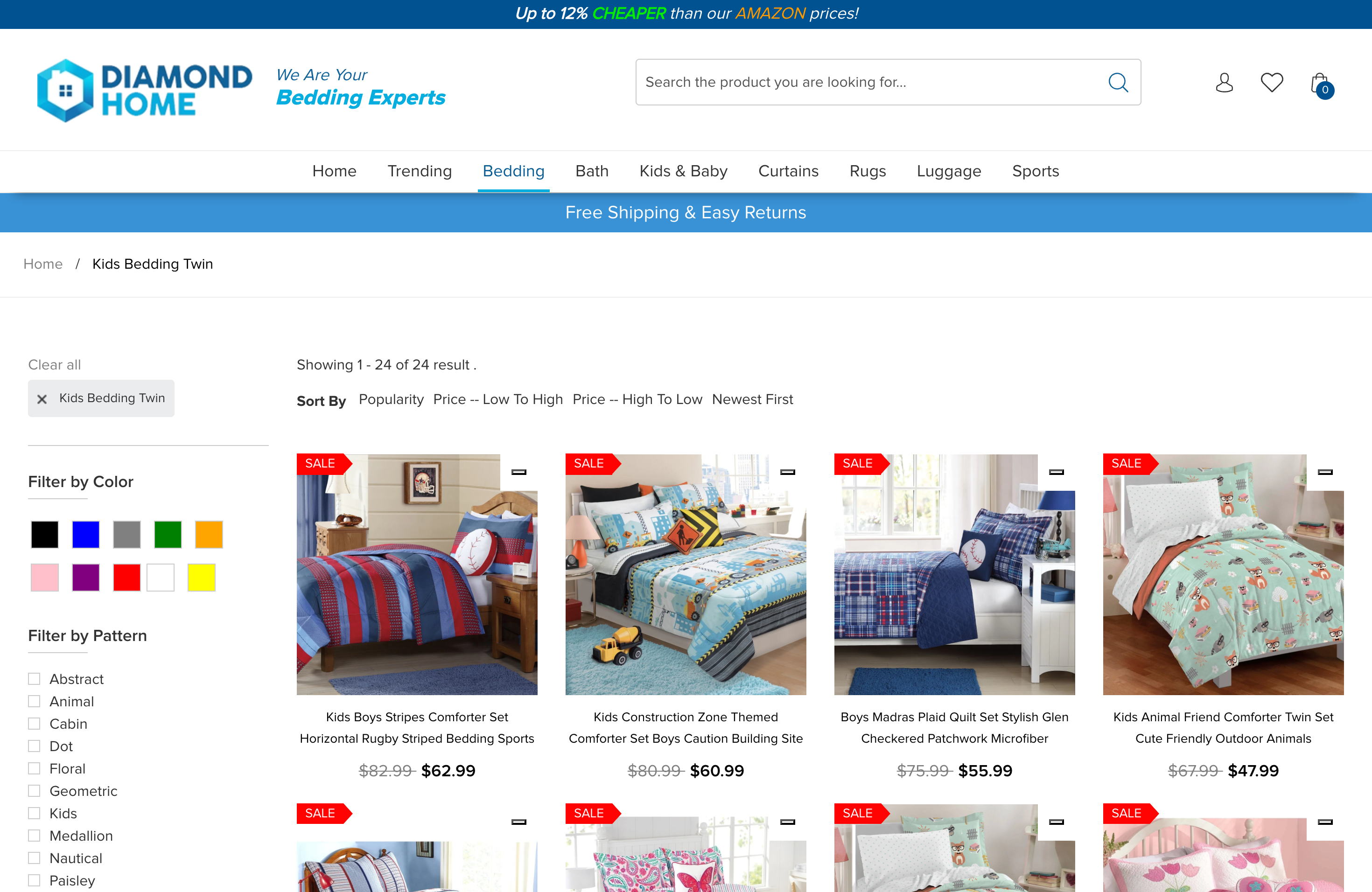 Shopify website for eCommerce business based in the USA screenshot 2