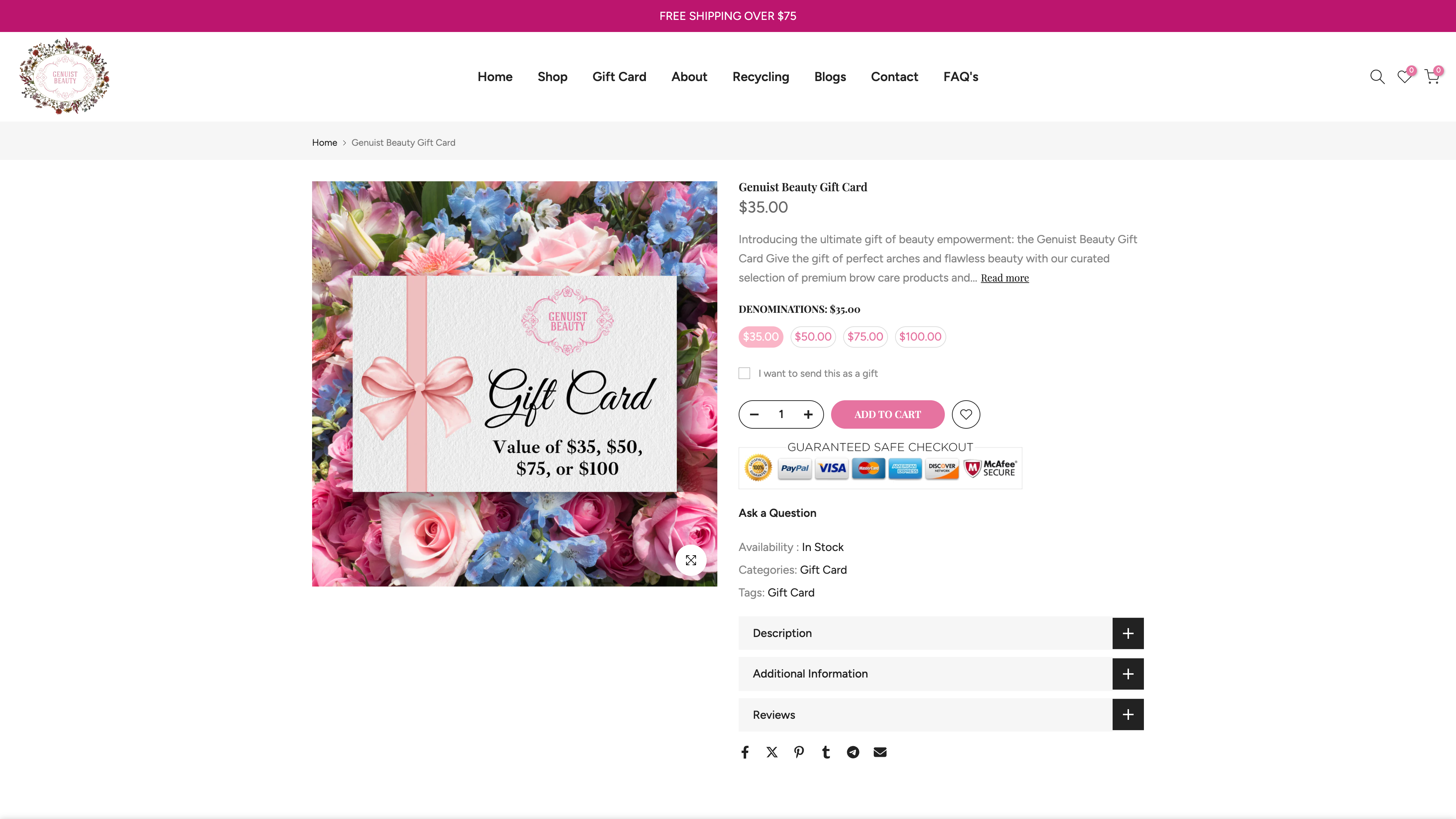 Genuist Beauty screenshot 6