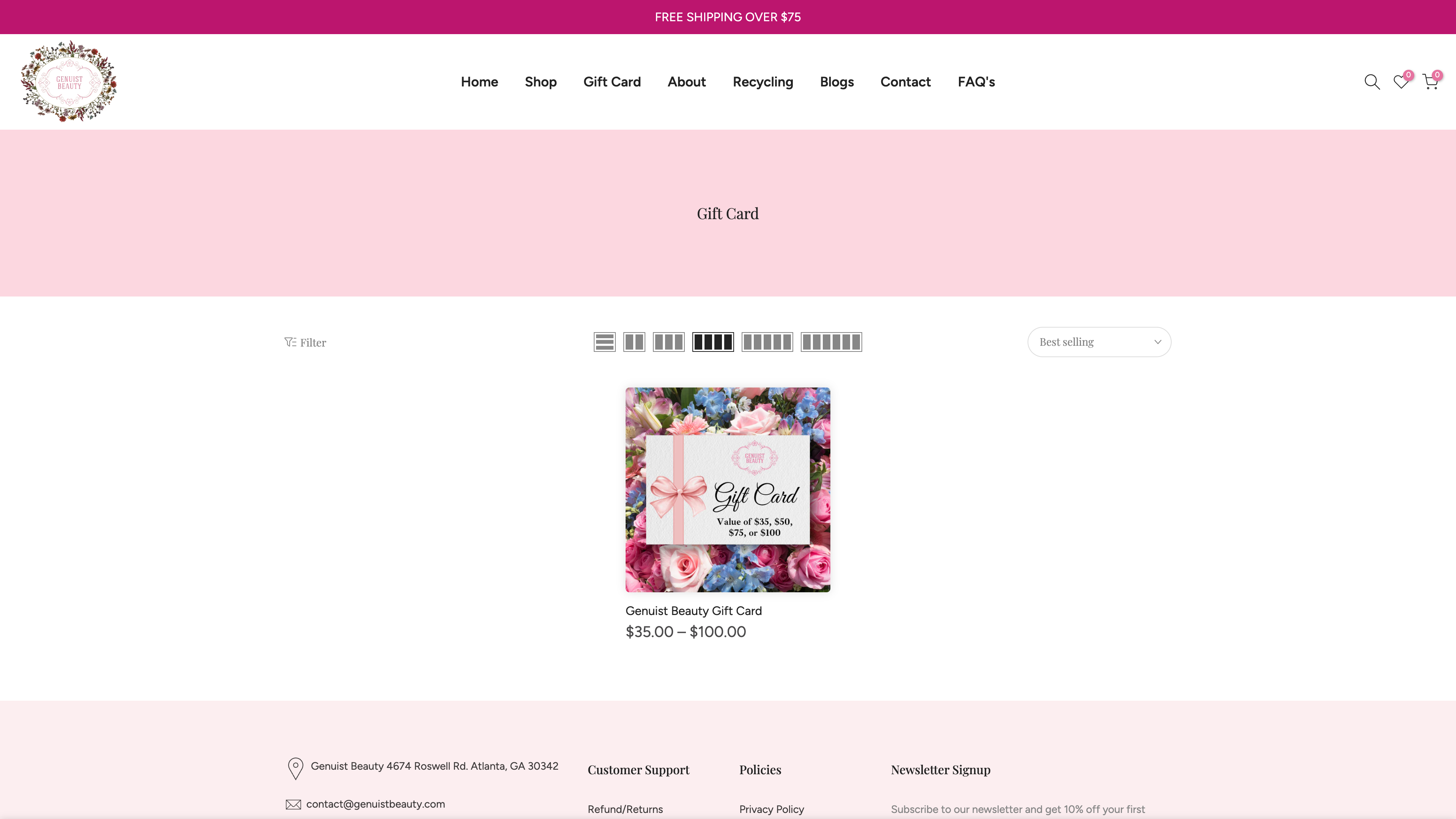 Genuist Beauty screenshot 2