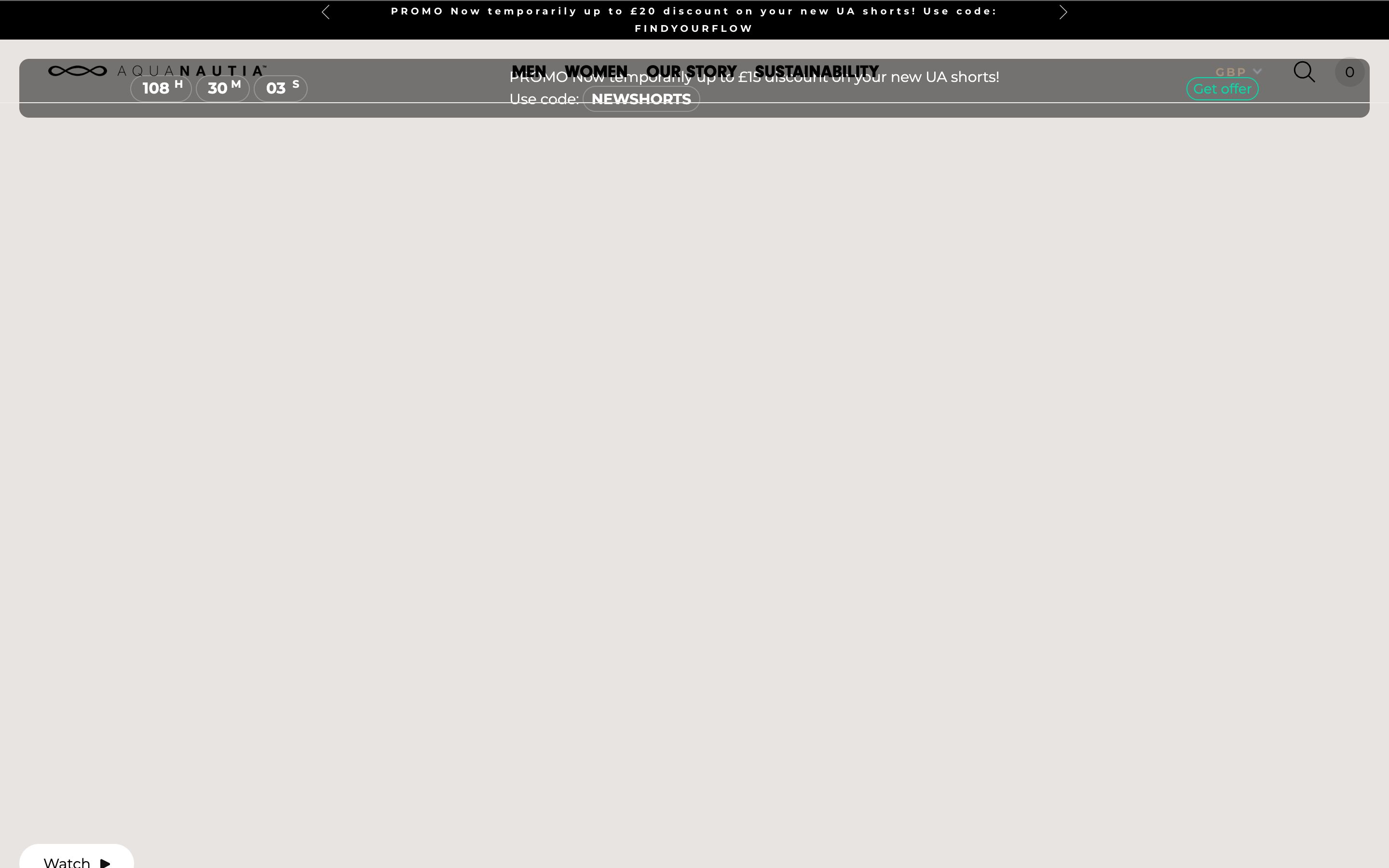 Custom Theme Development for Aquanautia Store