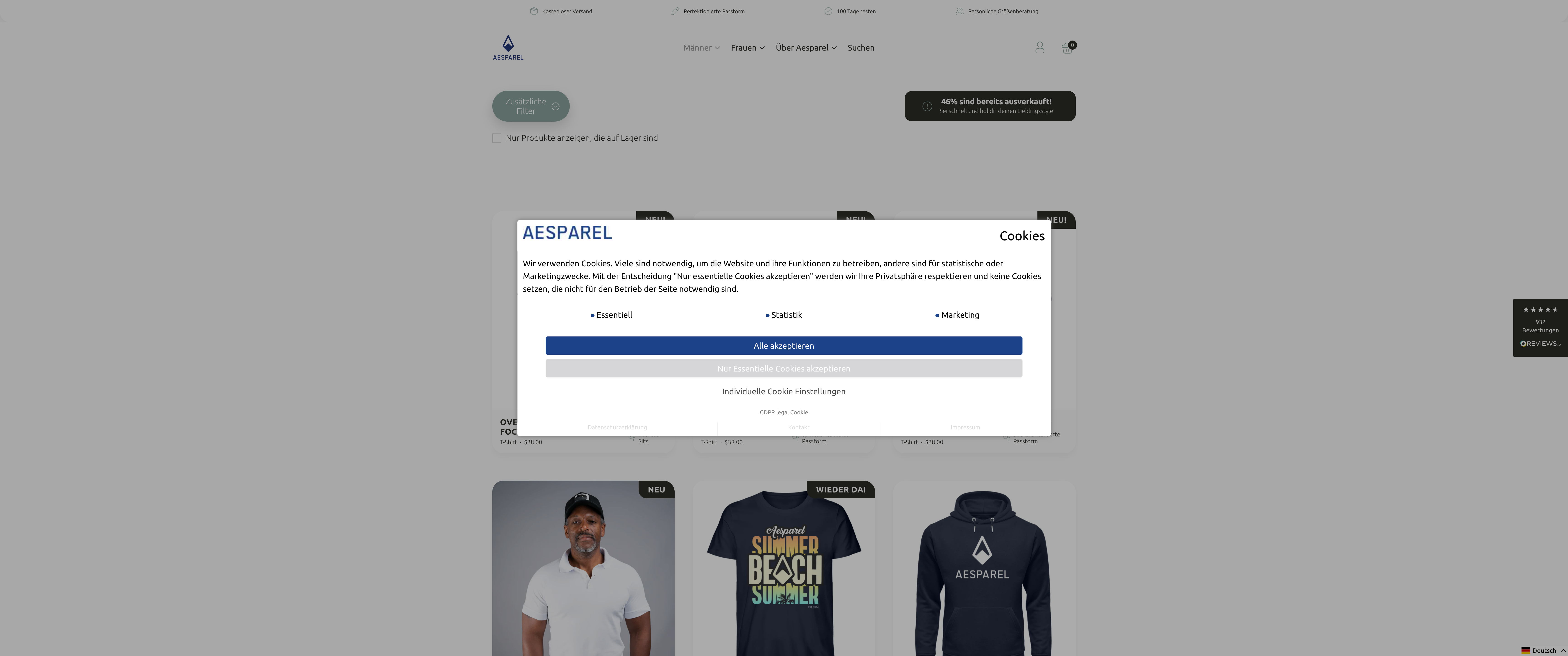 Aesparel - Relaunch und Optimierung screenshot 4