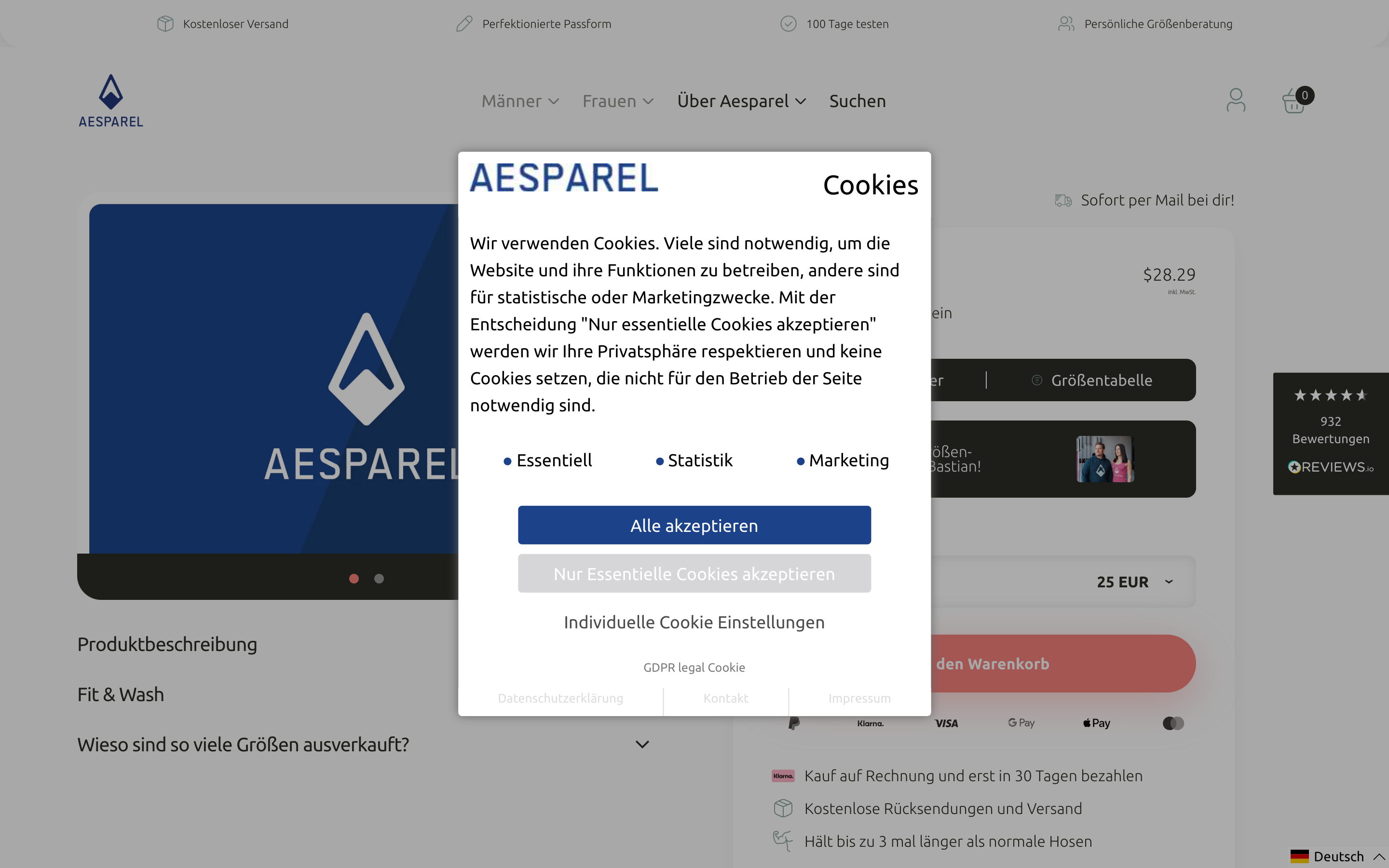 Relaunch and Optimization of Aesparel Online Store