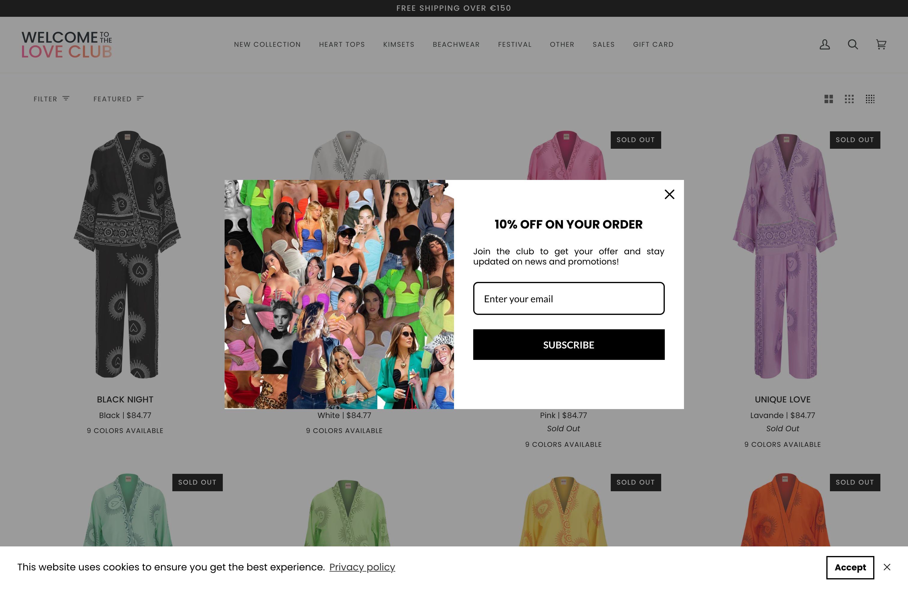 WELCOME TO THE LOVE CLUB | INTERNATIONAL STORE screenshot 3