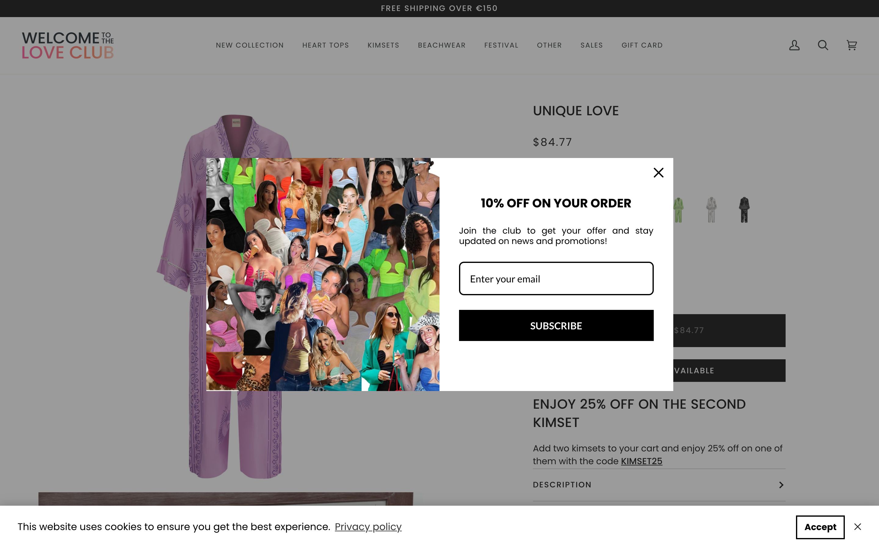 WELCOME TO THE LOVE CLUB | INTERNATIONAL STORE screenshot 6