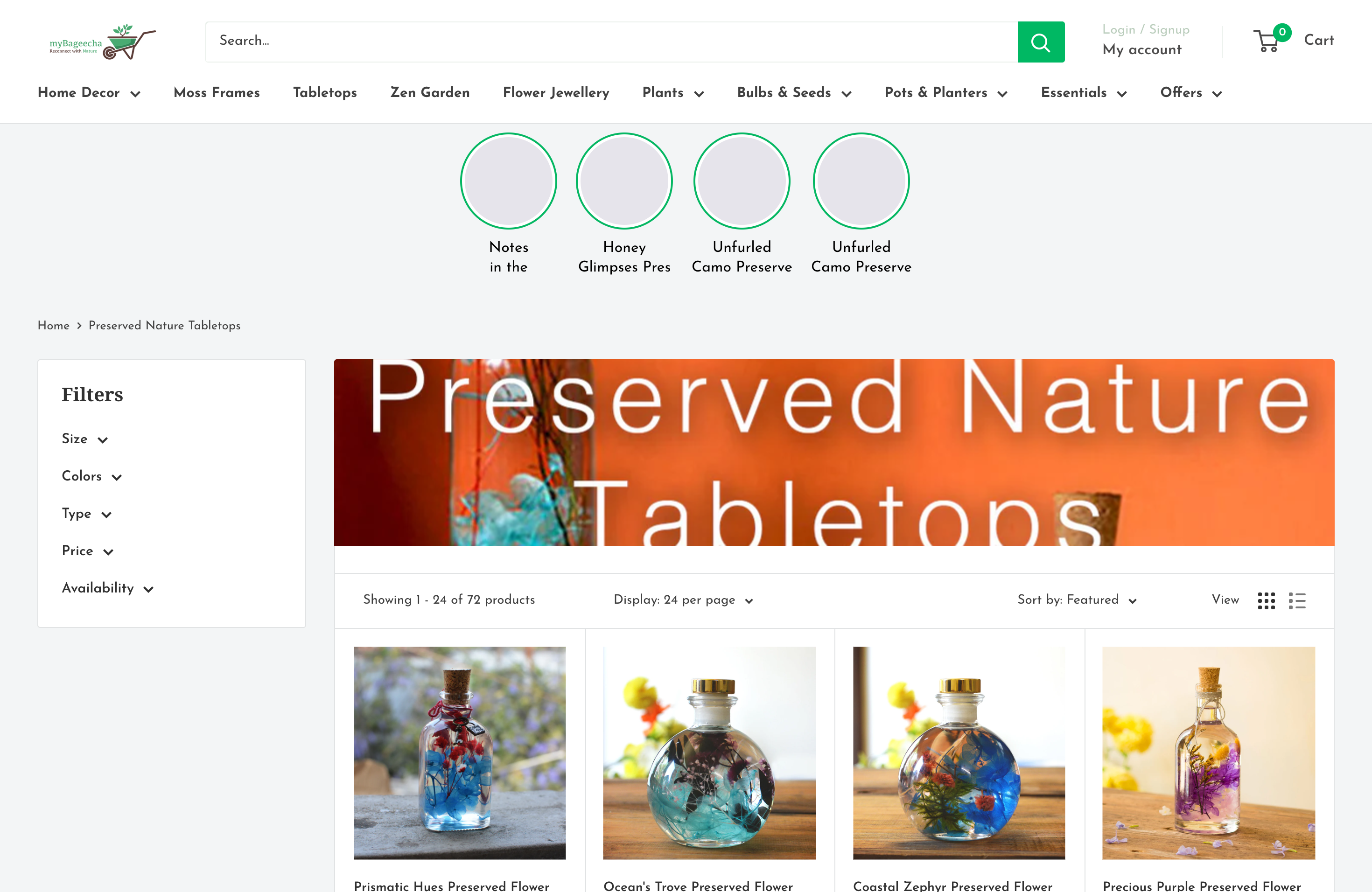 Custom website - www.mybageecha.com screenshot