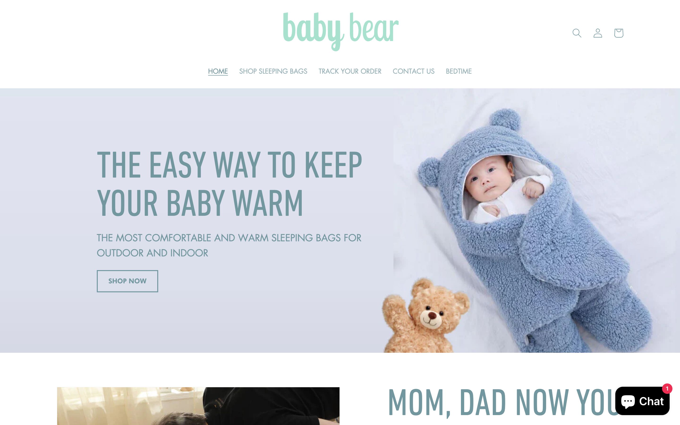 Baby and children's clothing shop screenshot 3