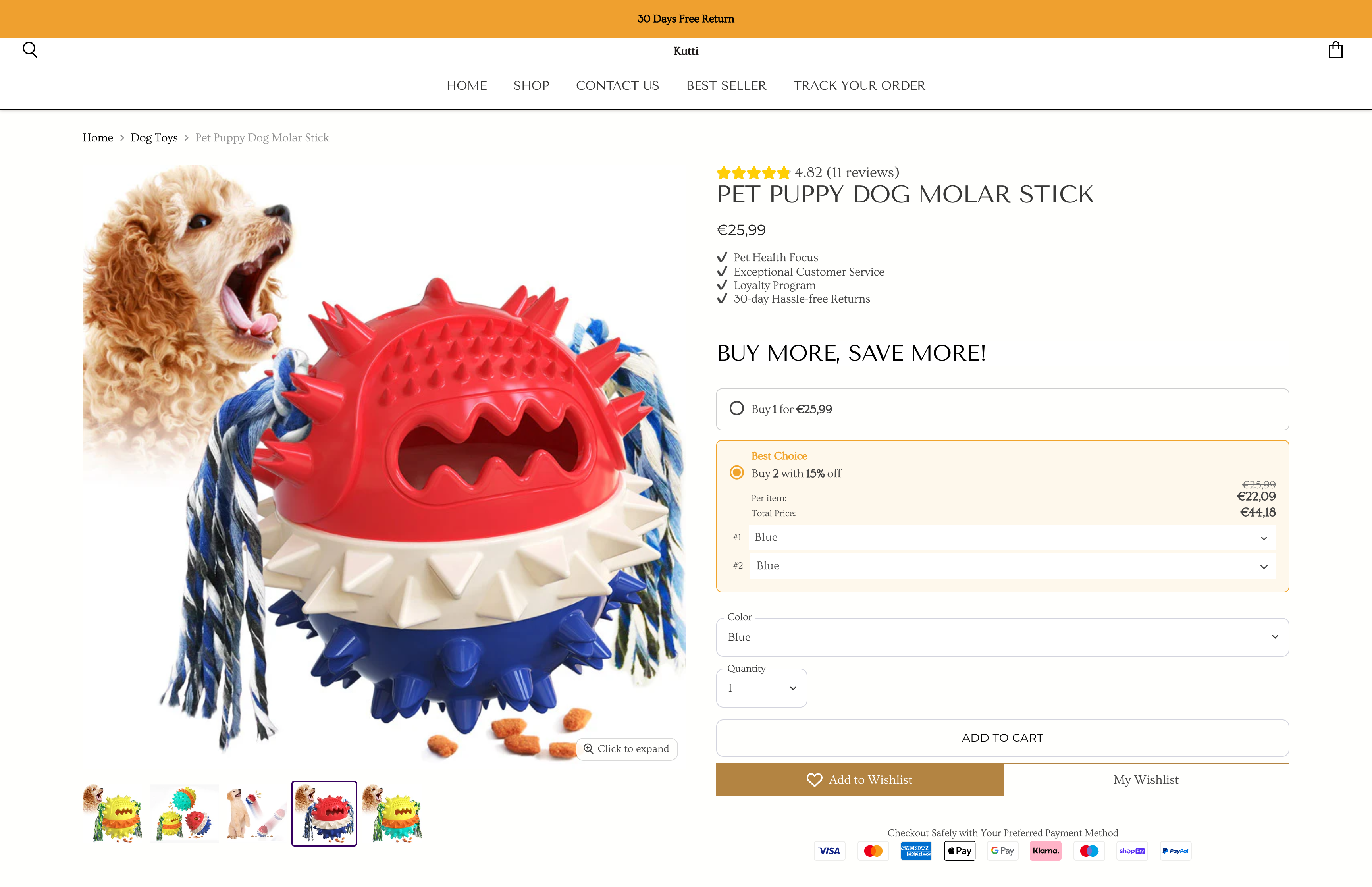 Pet Shopify Ecommerce Store screenshot 3
