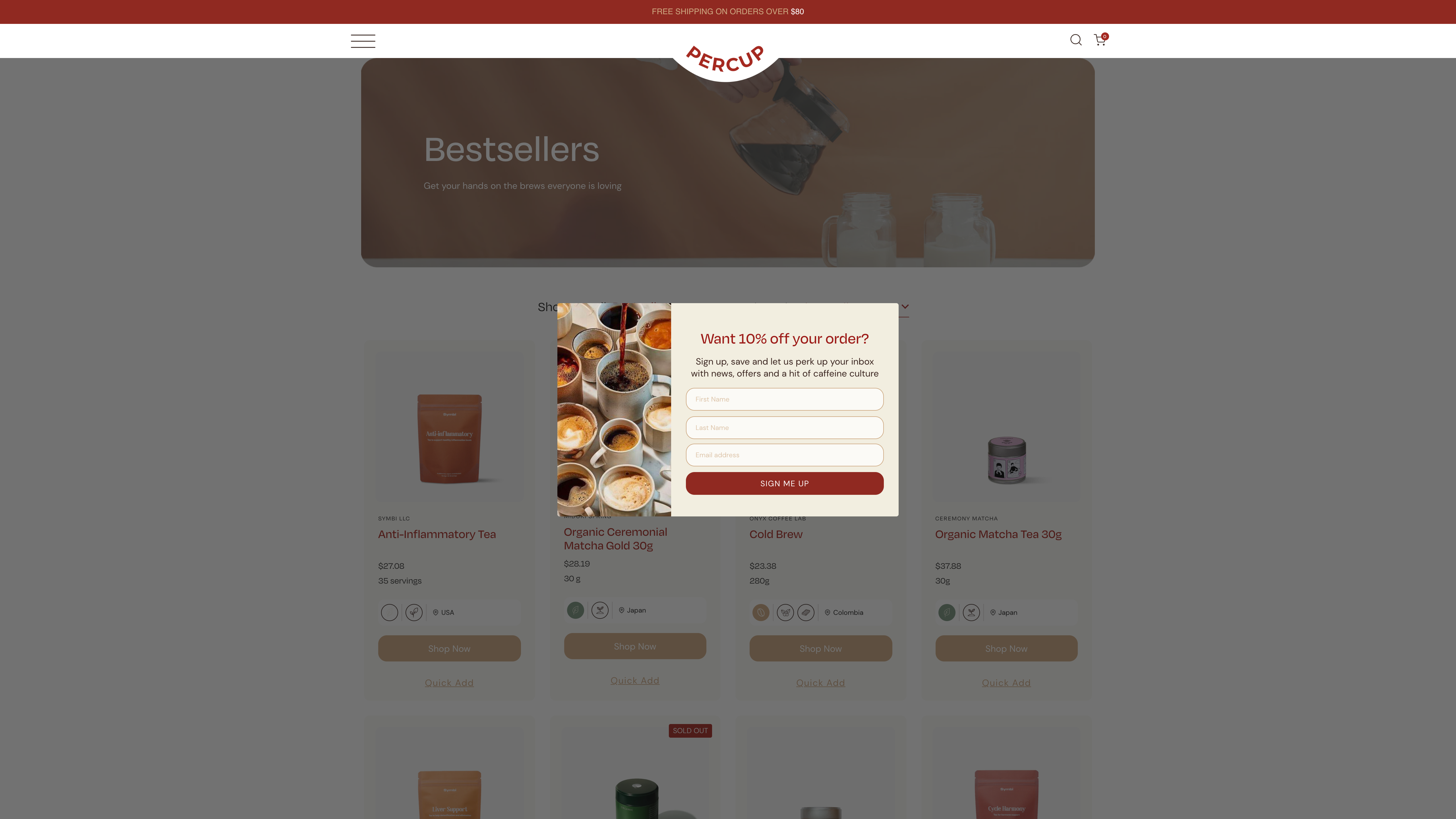 Percup screenshot 2