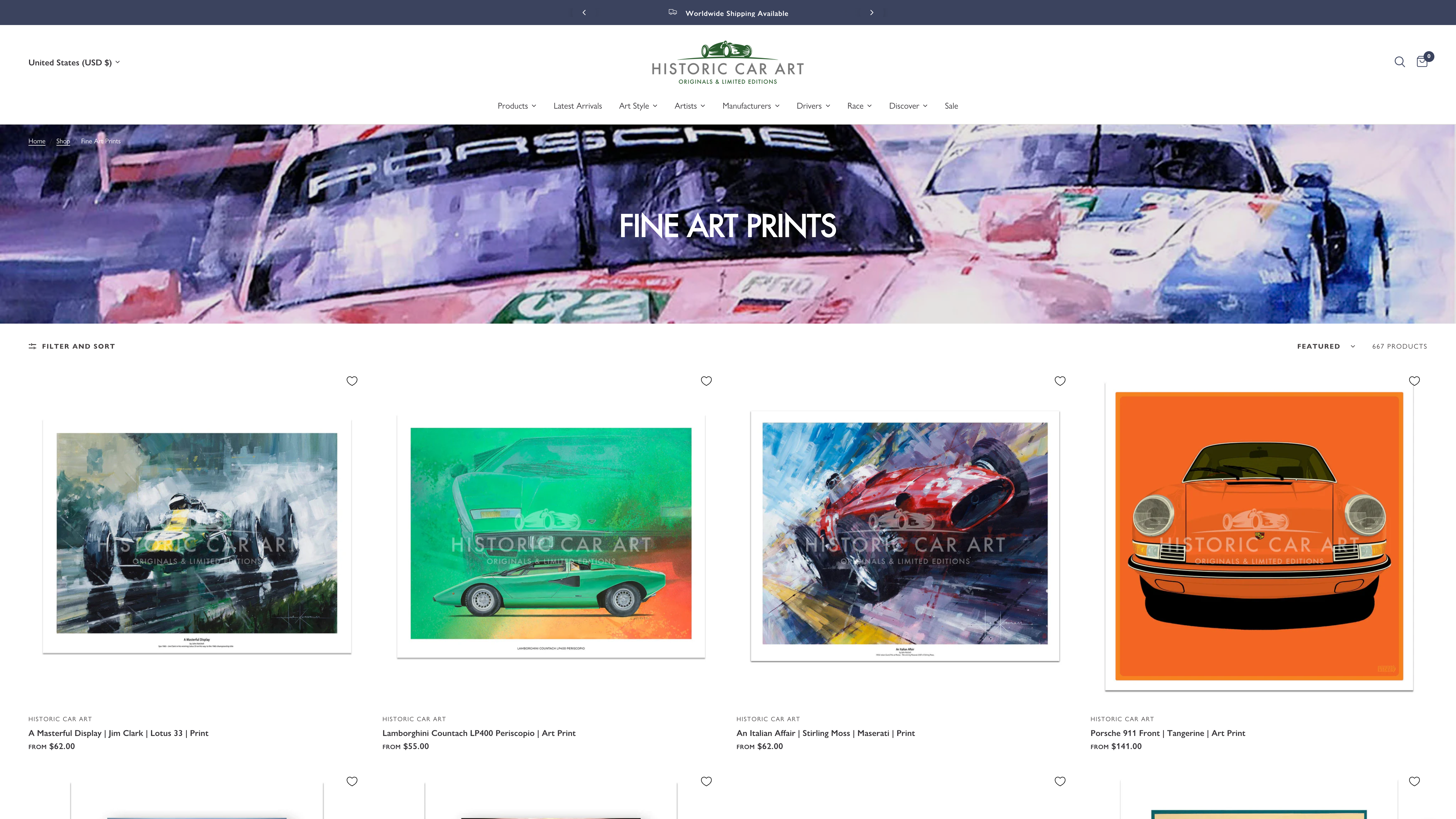 Historic Car Art -  screenshot