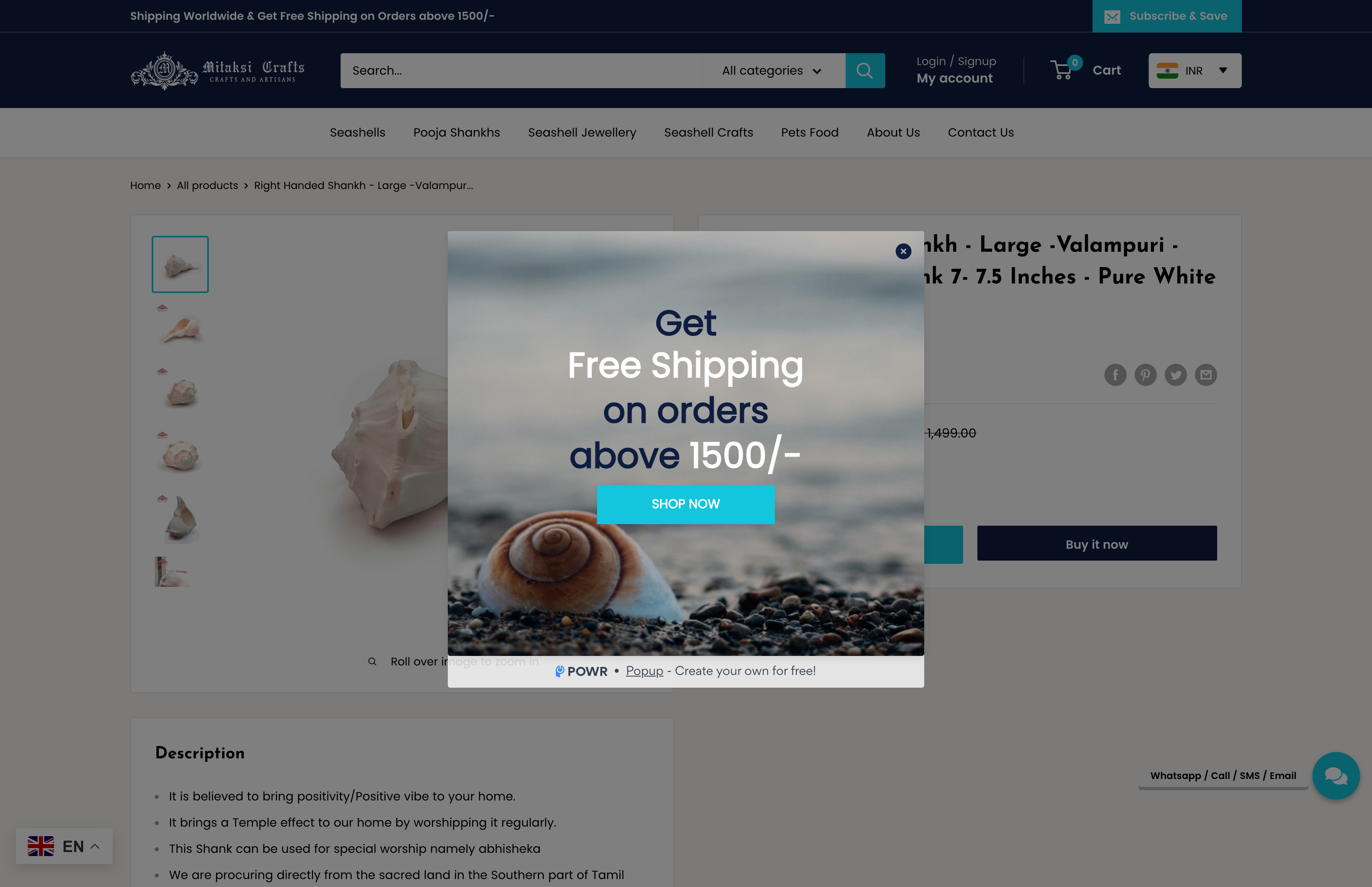 Mitaksi Crafts - Production of Seashell & Seashell Jewellery screenshot 4