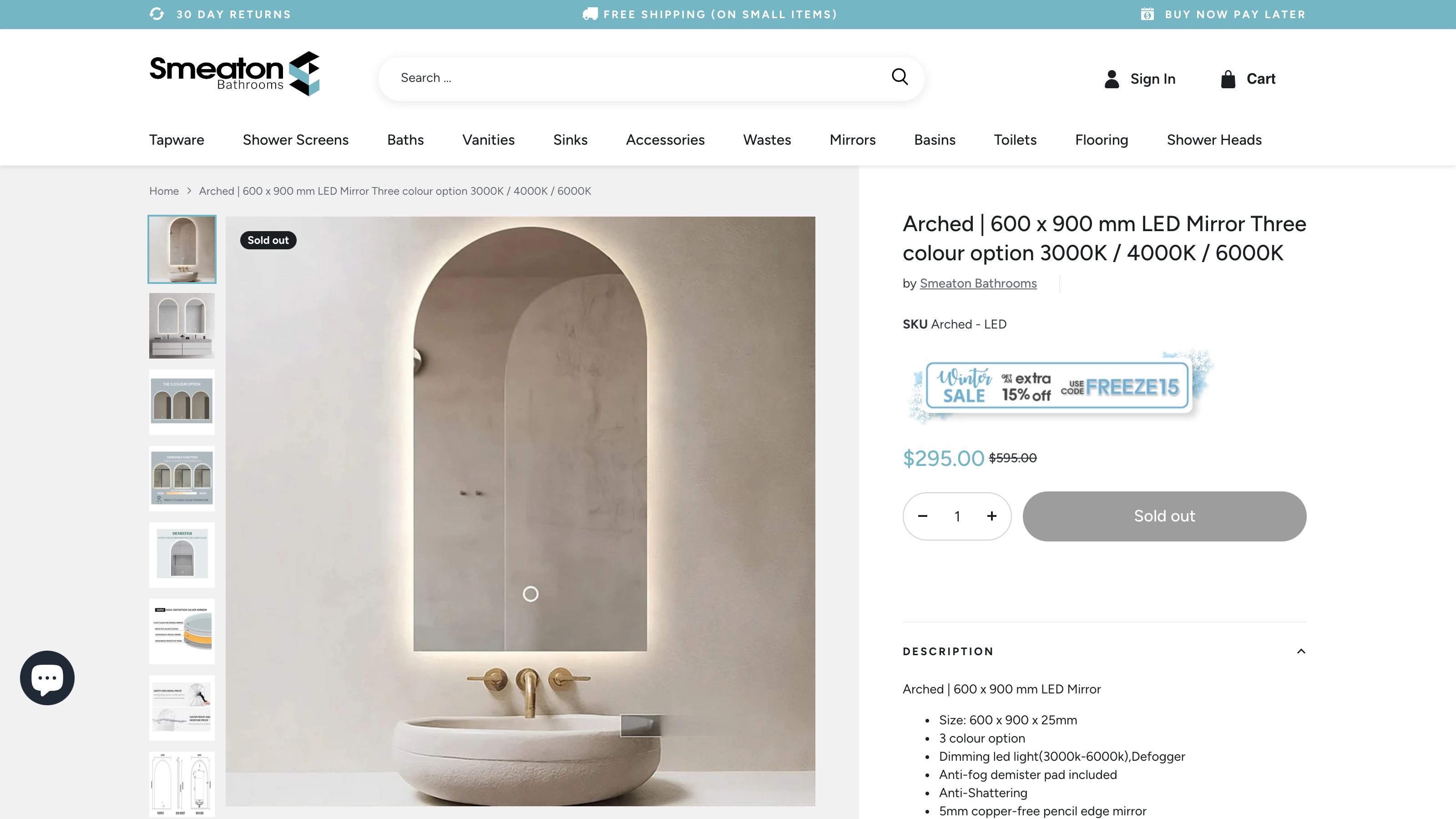 Smeaton Bathrooms screenshot