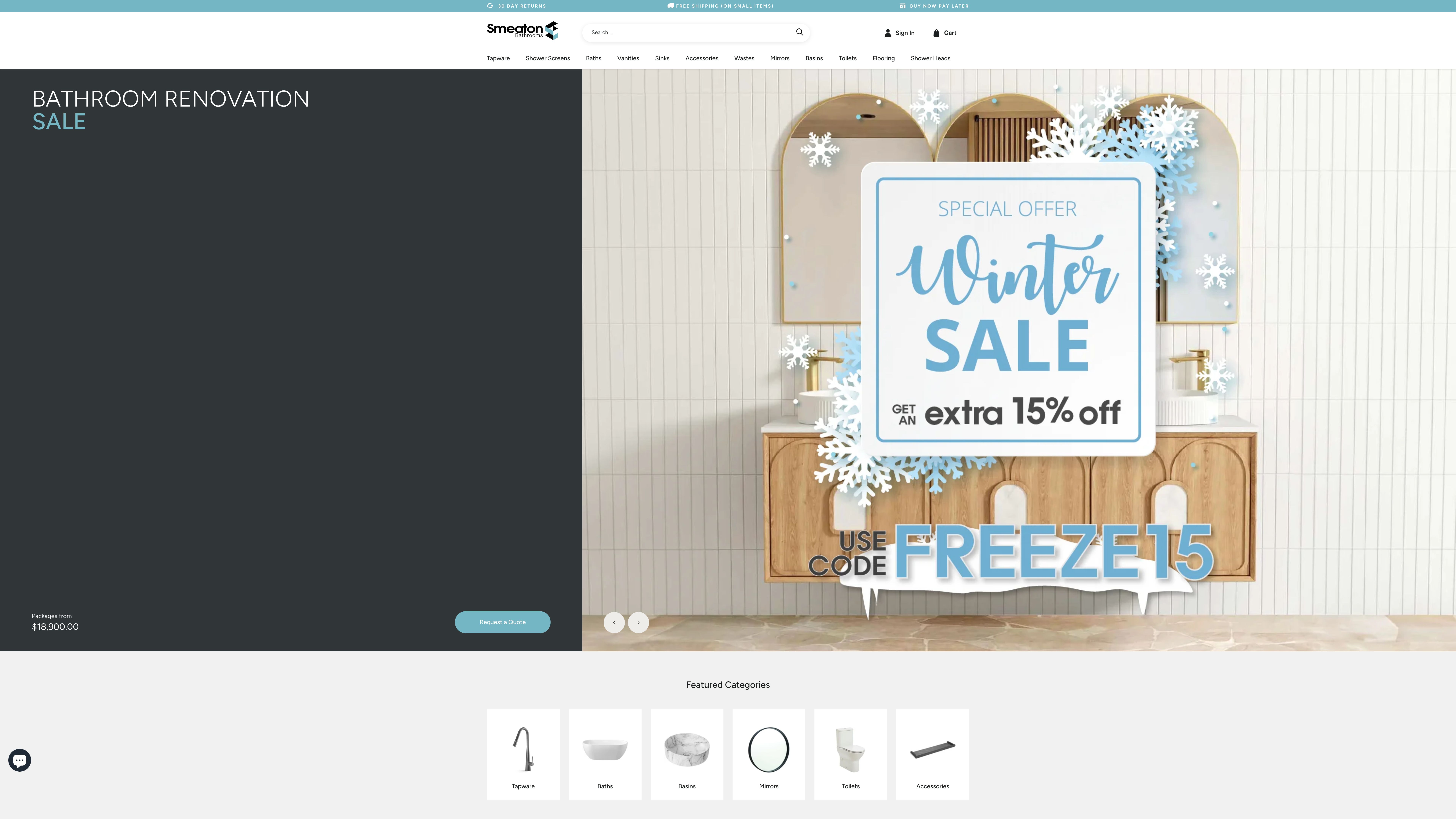 Smeaton Bathrooms screenshot 3