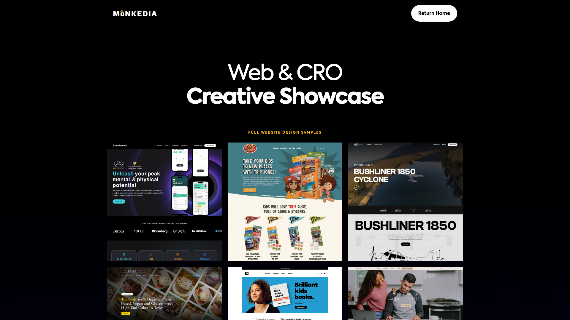 Web & CRO Showcase screenshot