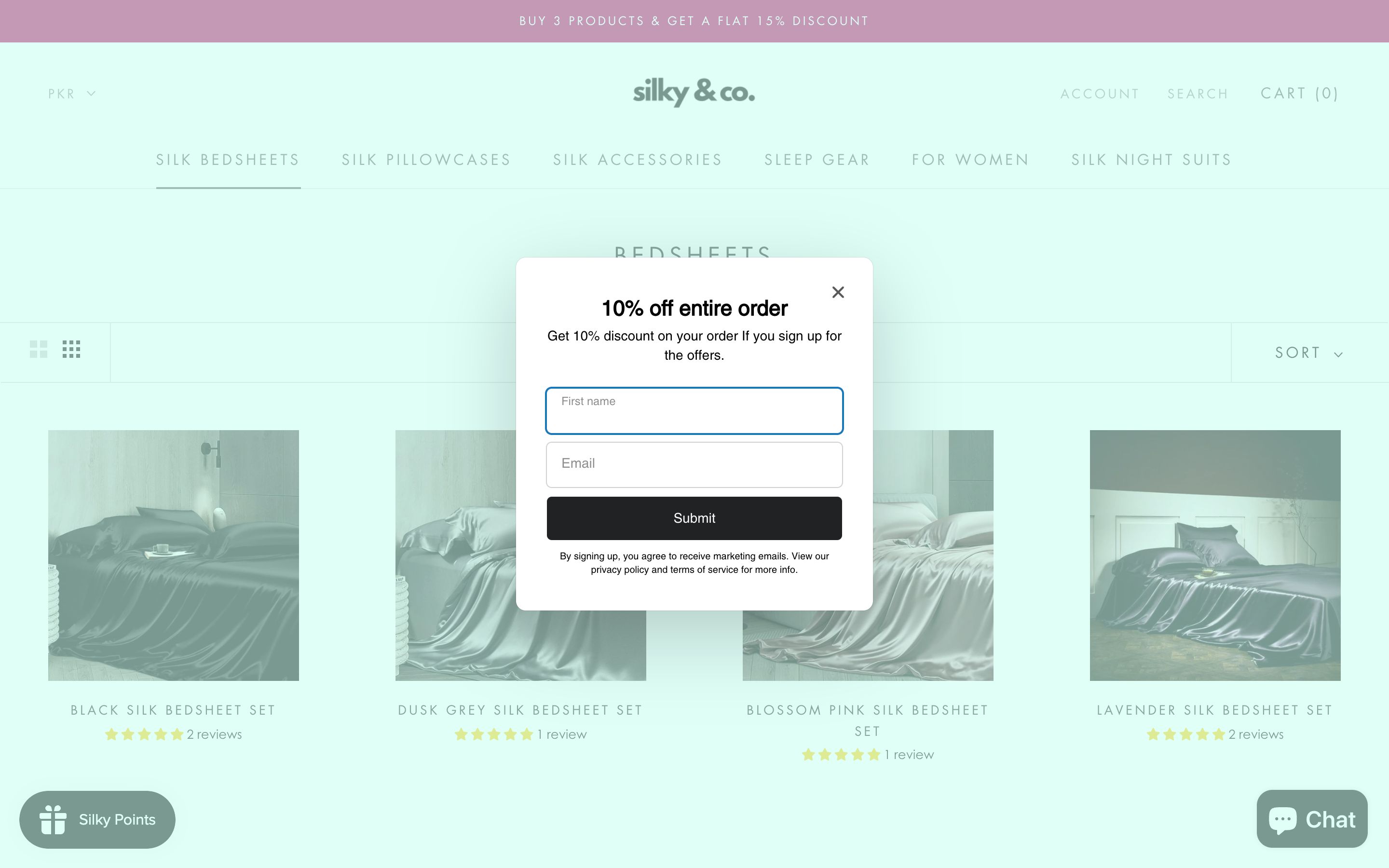 Bedding & Clothing E-commerce Store screenshot 2