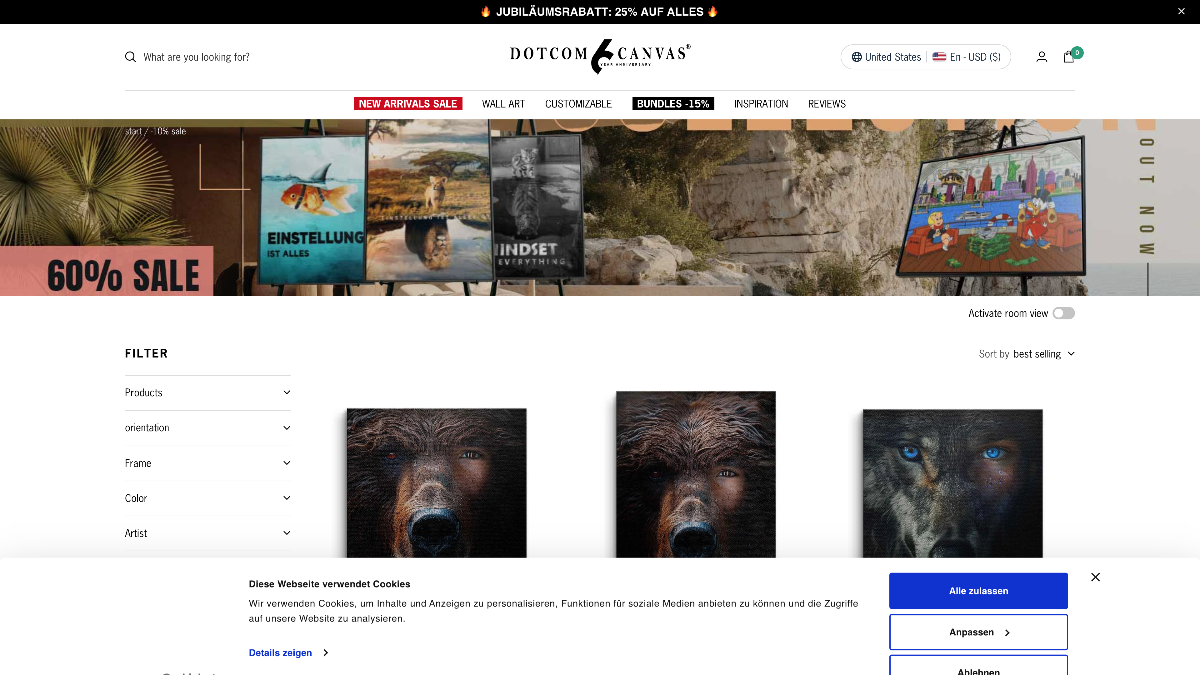 Dotcomcanvas screenshot