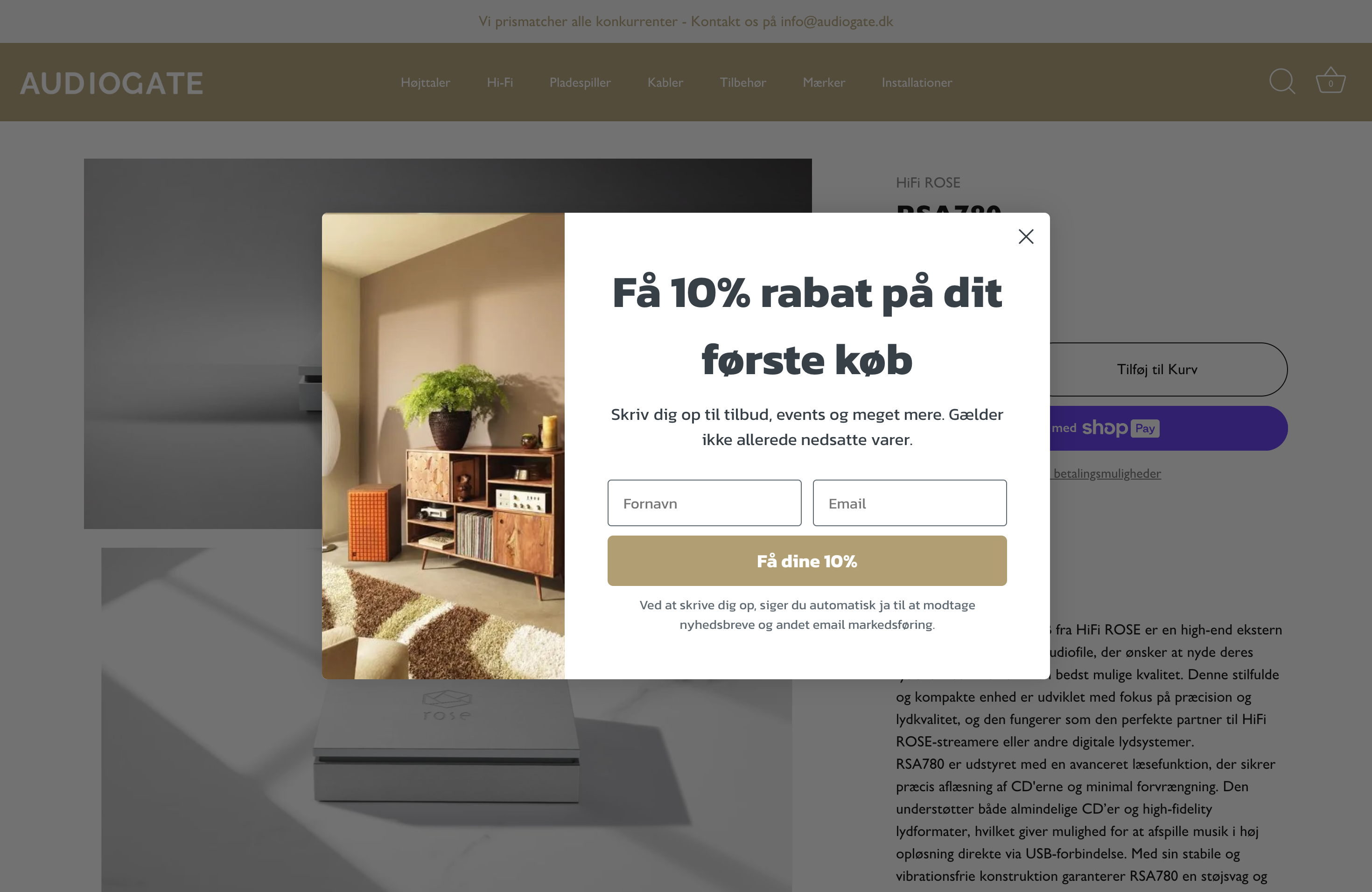 Enhanced Product Features for Audiogate.dk screenshot 3