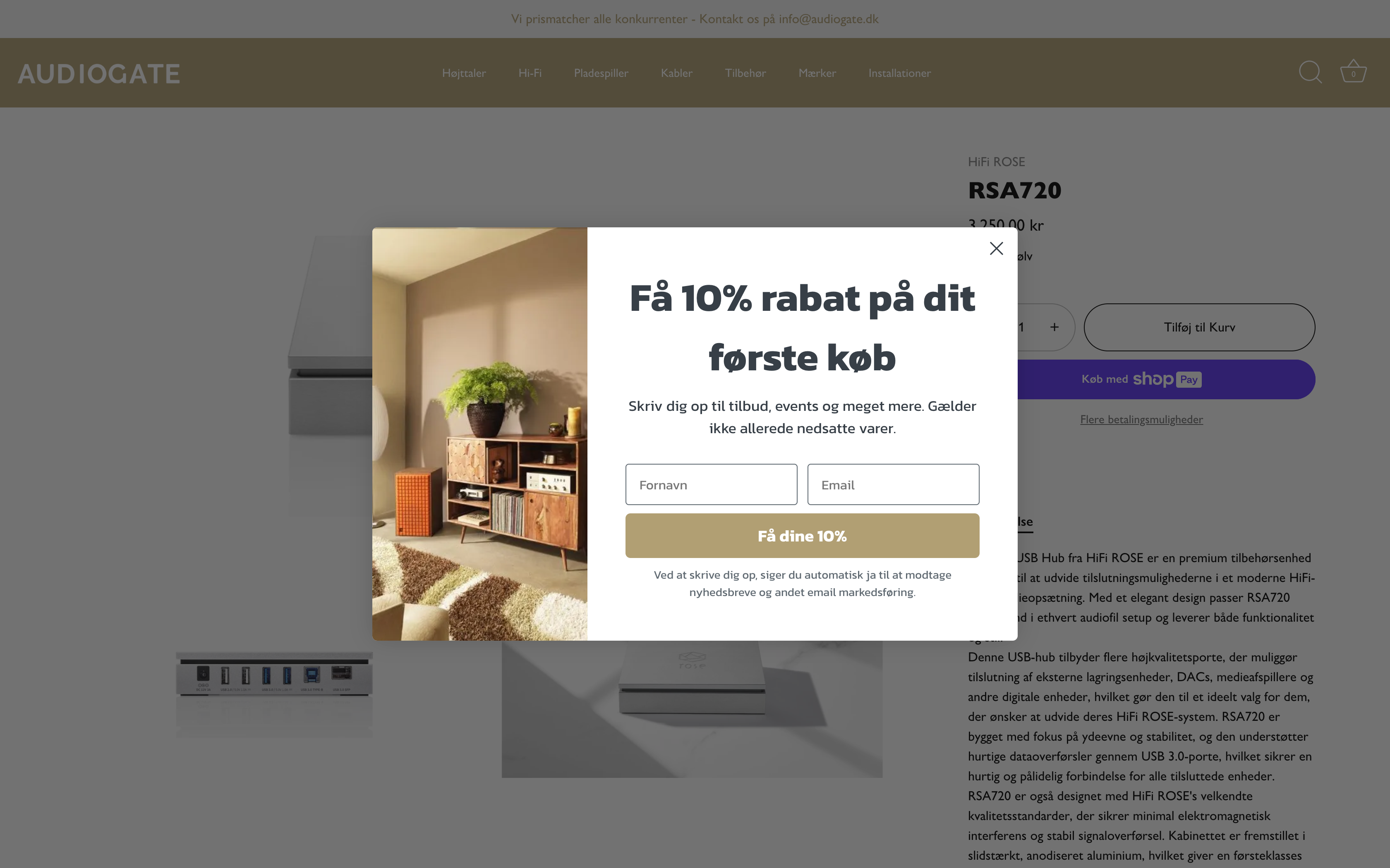 Enhanced Product Features for Audiogate.dk screenshot 4