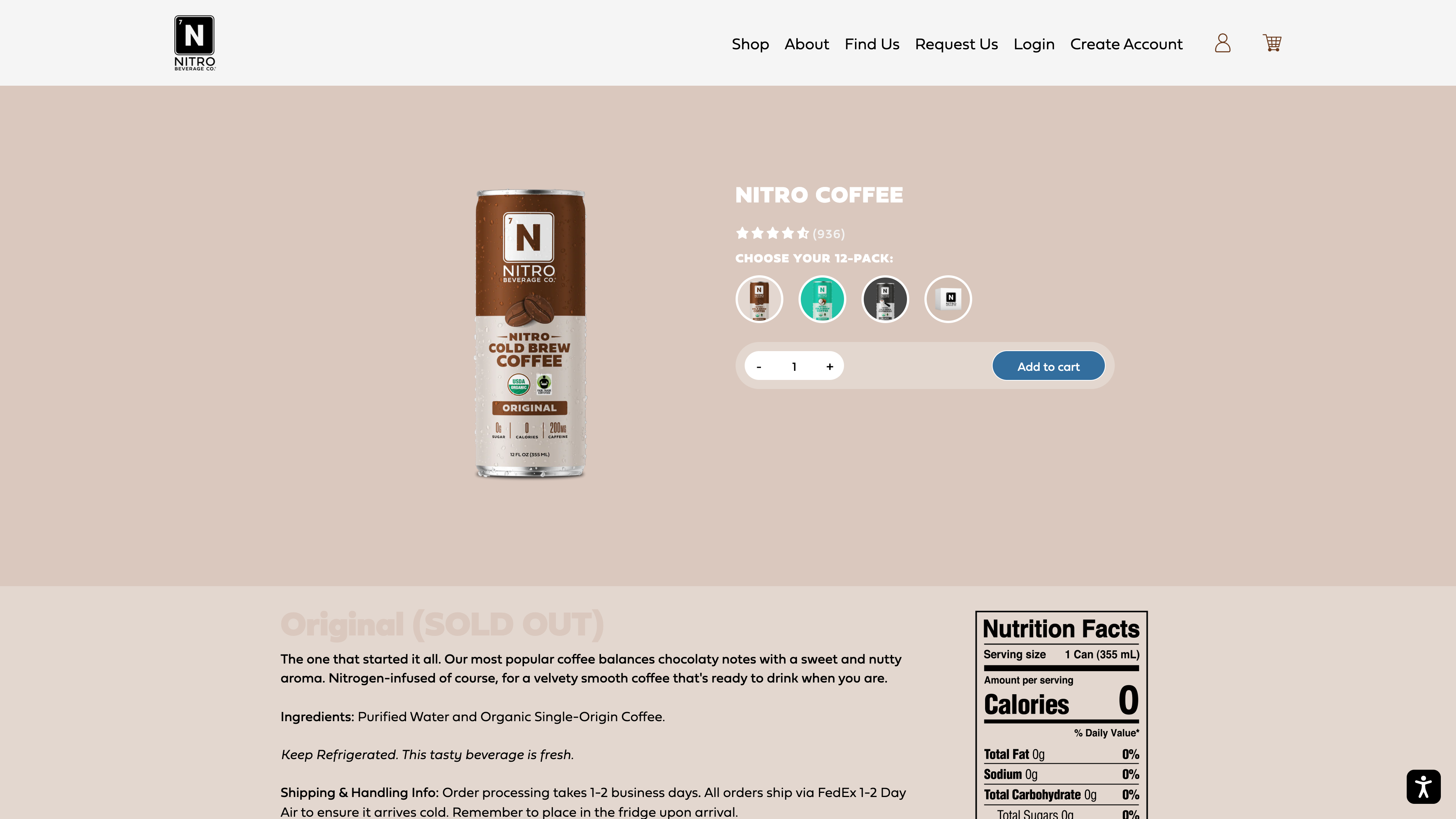 Nitro Beverage Co. screenshot 2