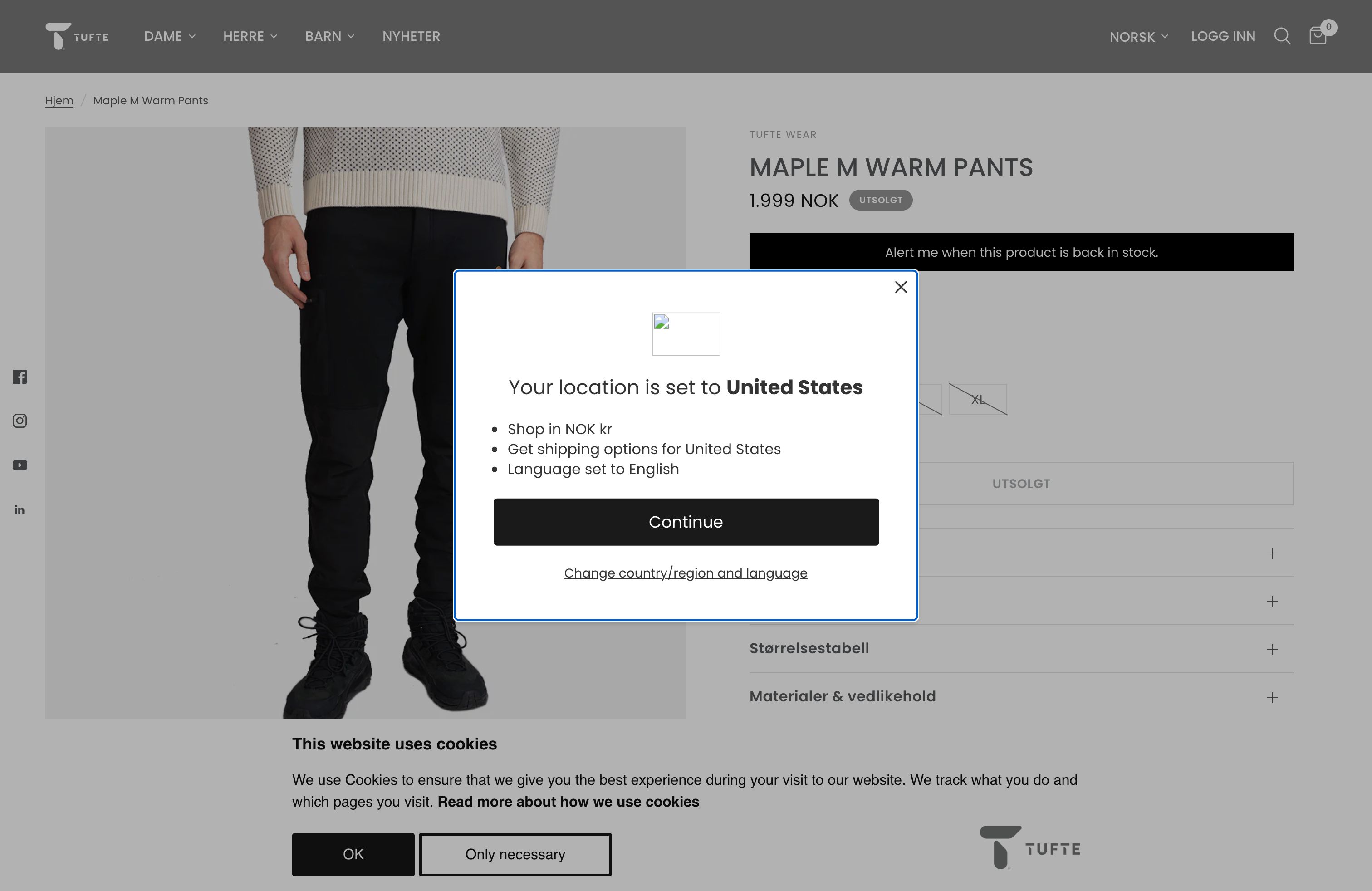  Tufte Wear | Consulting, Theme Design, CRO & AOV Improvements screenshot 3