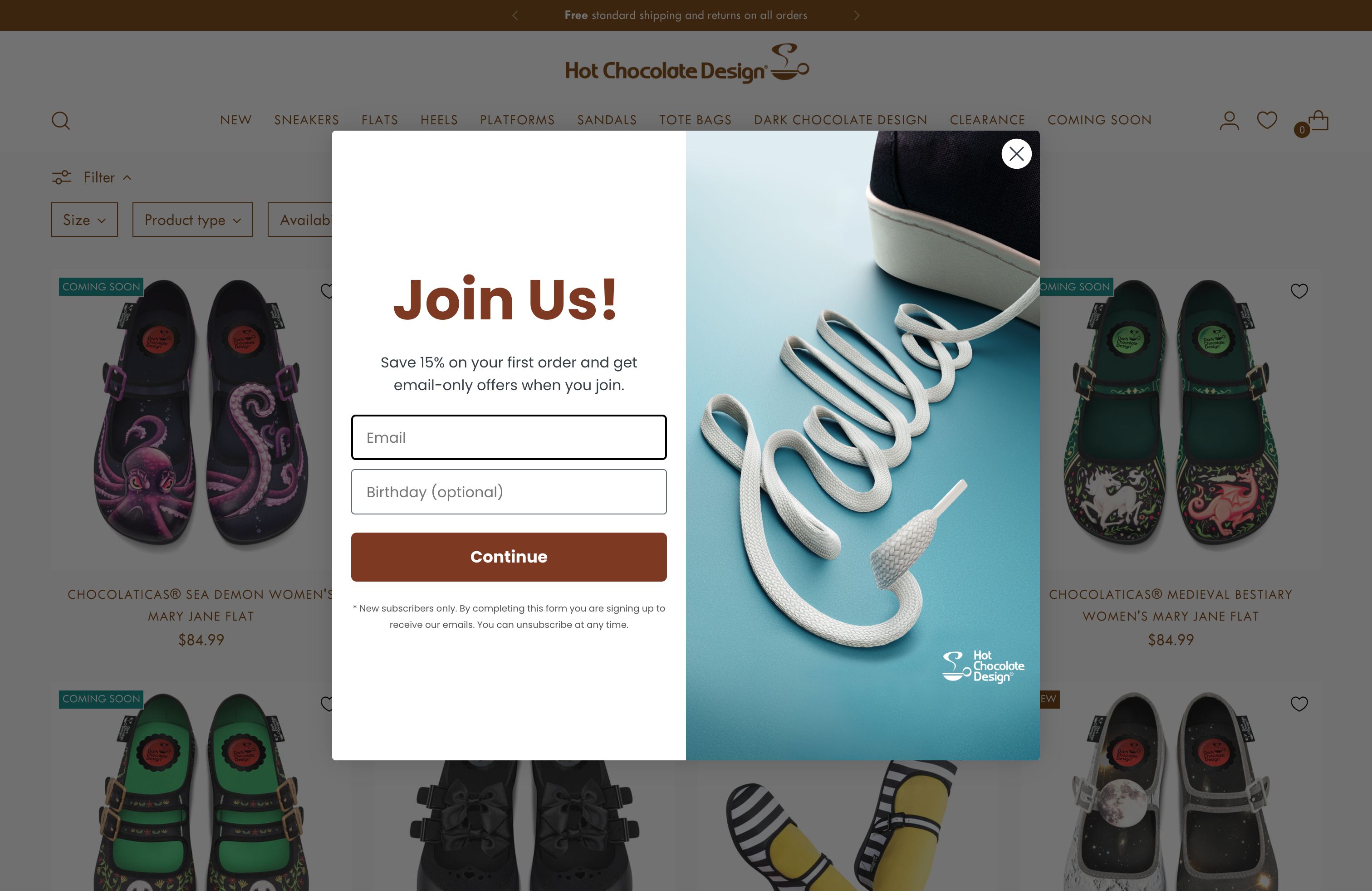 Hot Chocolate Design | Website Redesign | Shopify 2.0 screenshot 2