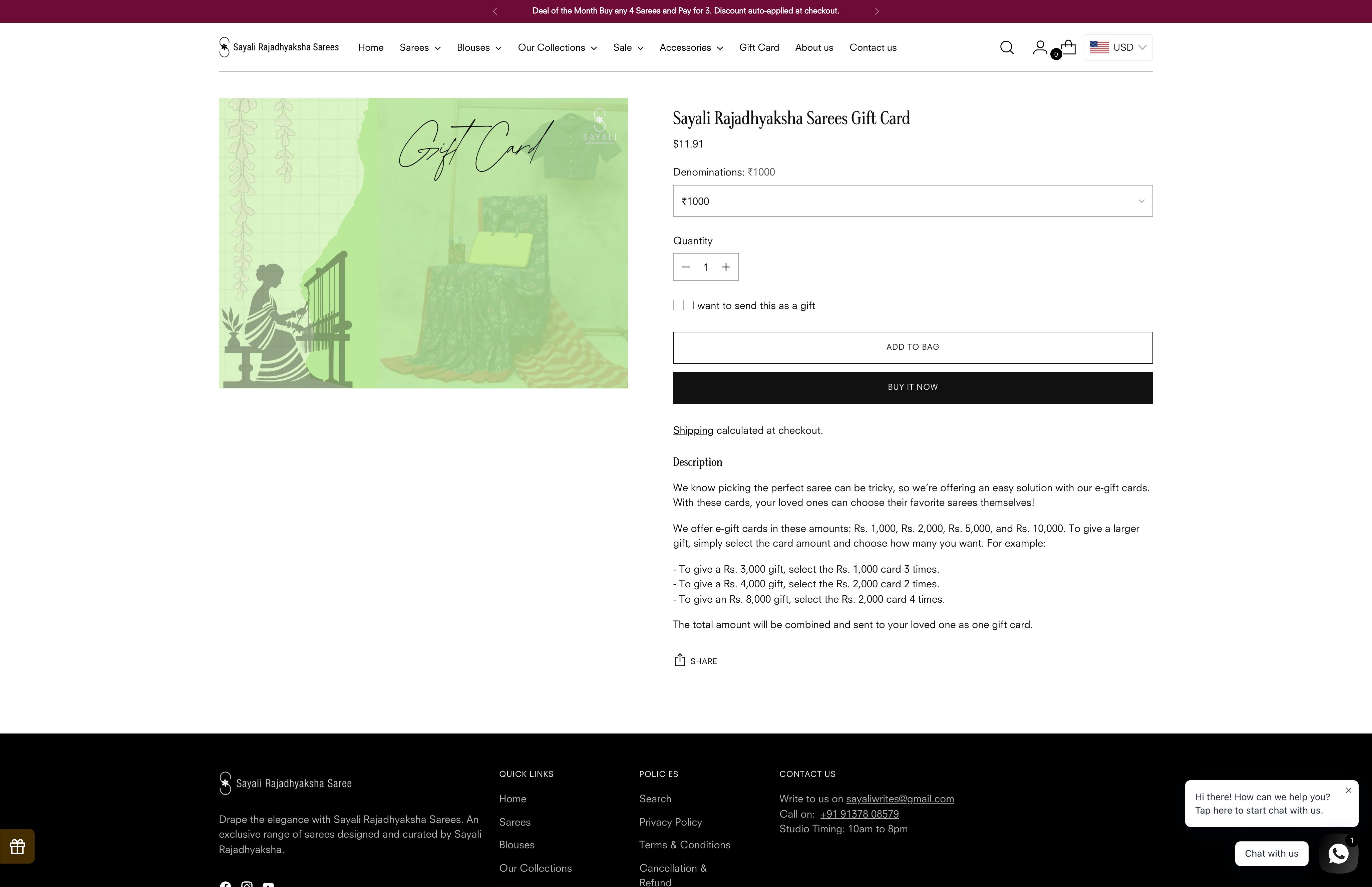 Sayali Rajadhyaksha Sarees screenshot 3