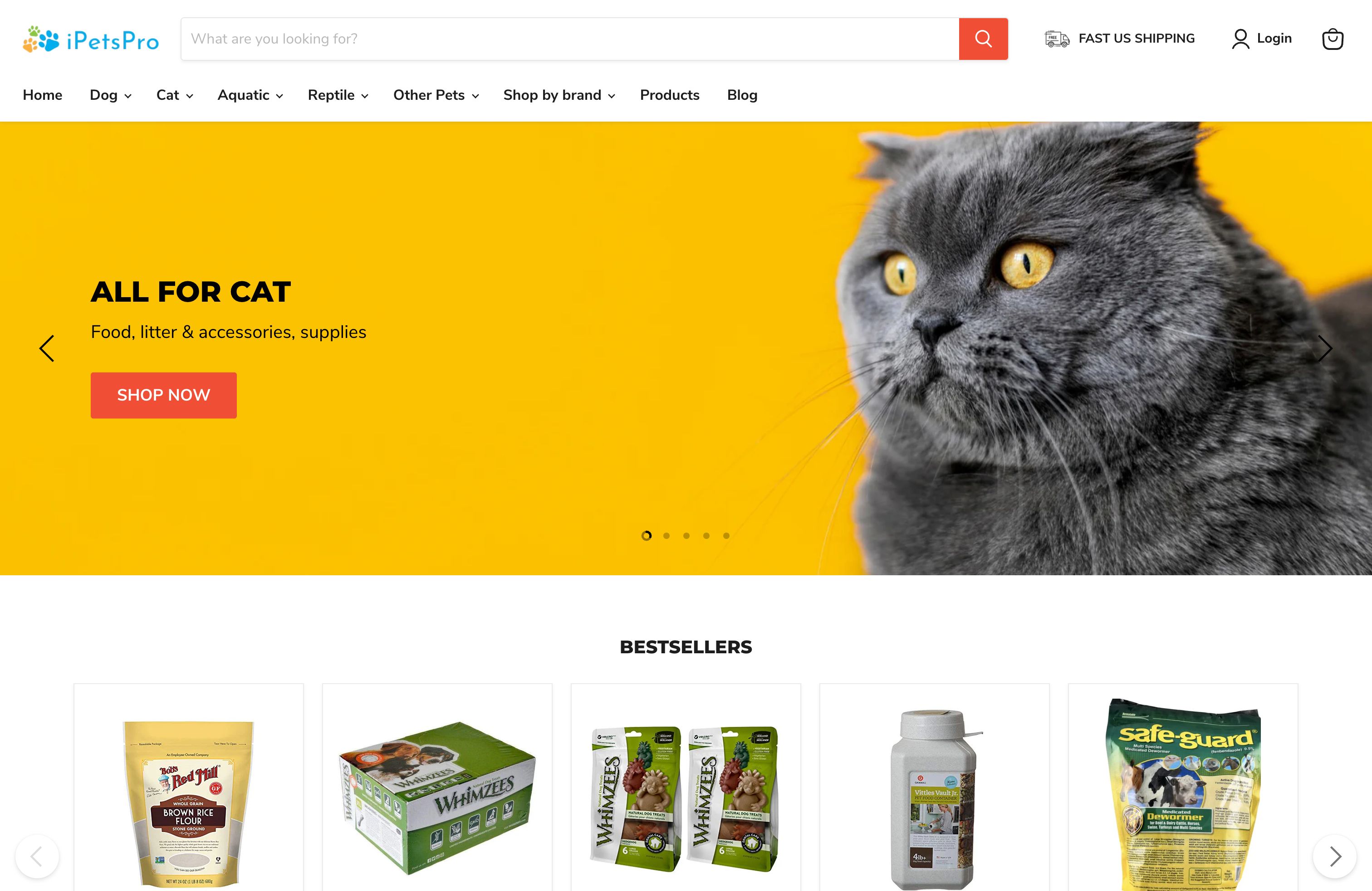 Design & Development of an Enhanced Pet Products Shop for iPetsPro