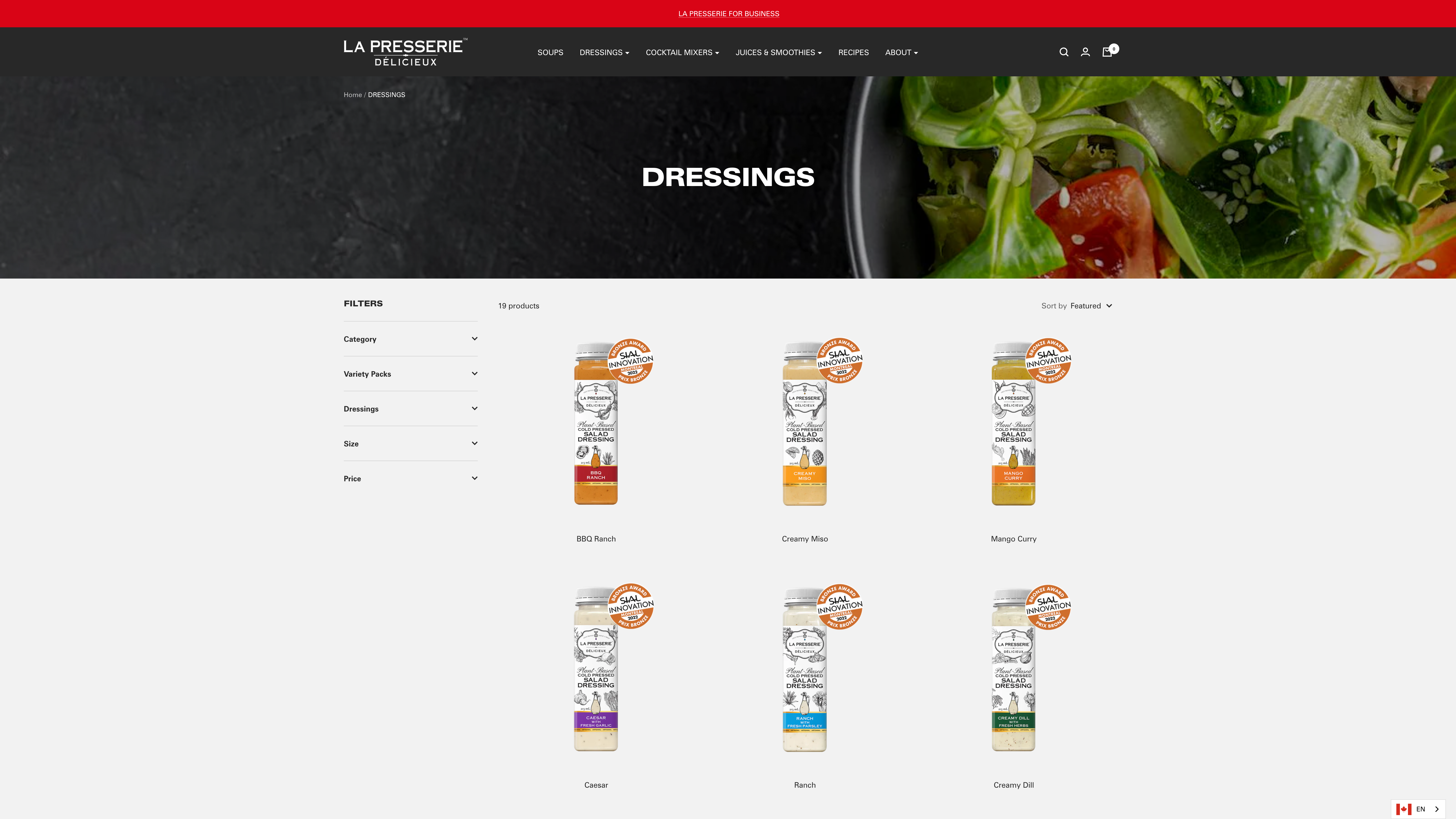 La Presserie Cold Pressed Juices and Dressings - Migration & Design screenshot 4