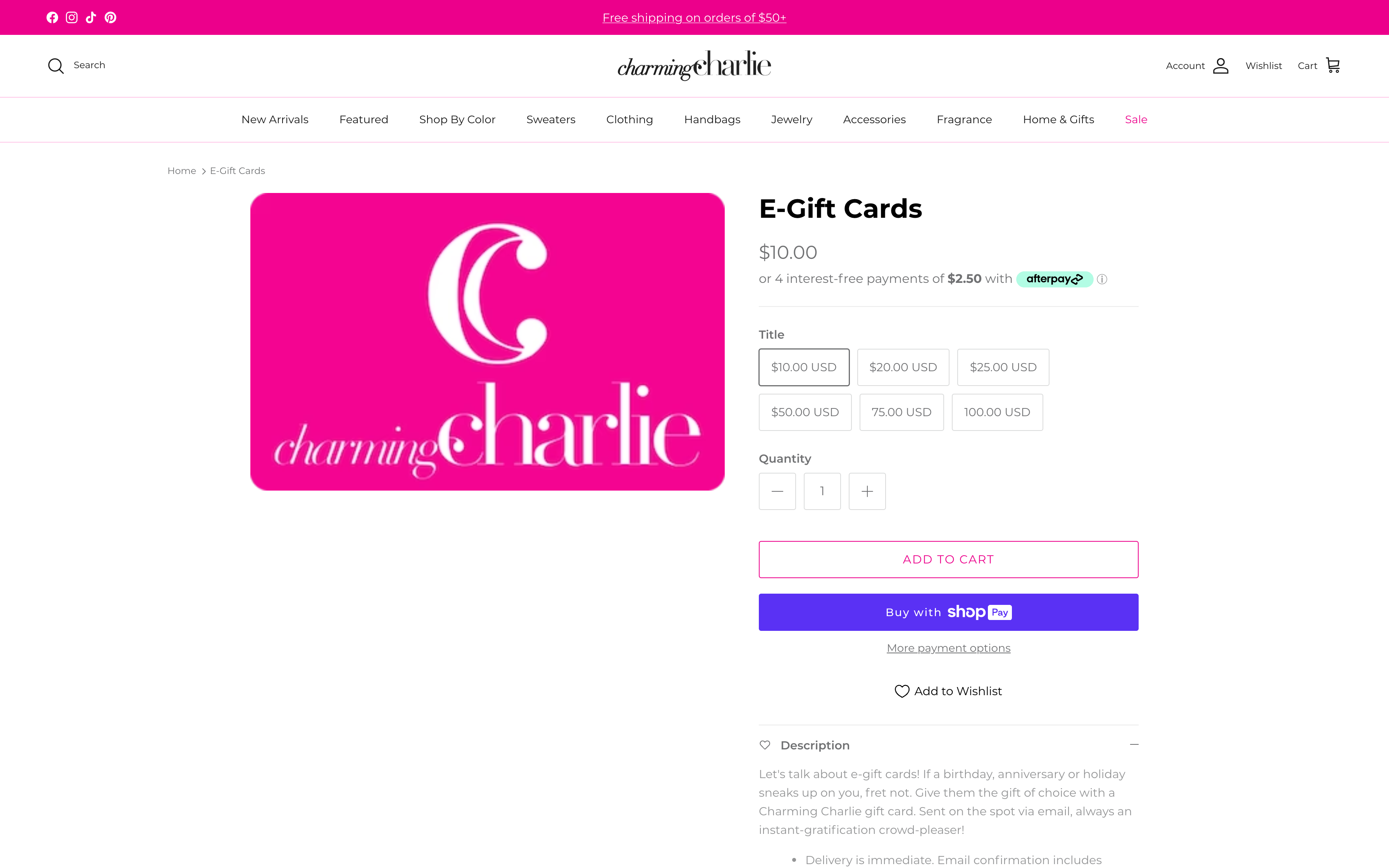 Charming Charlie screenshot 5