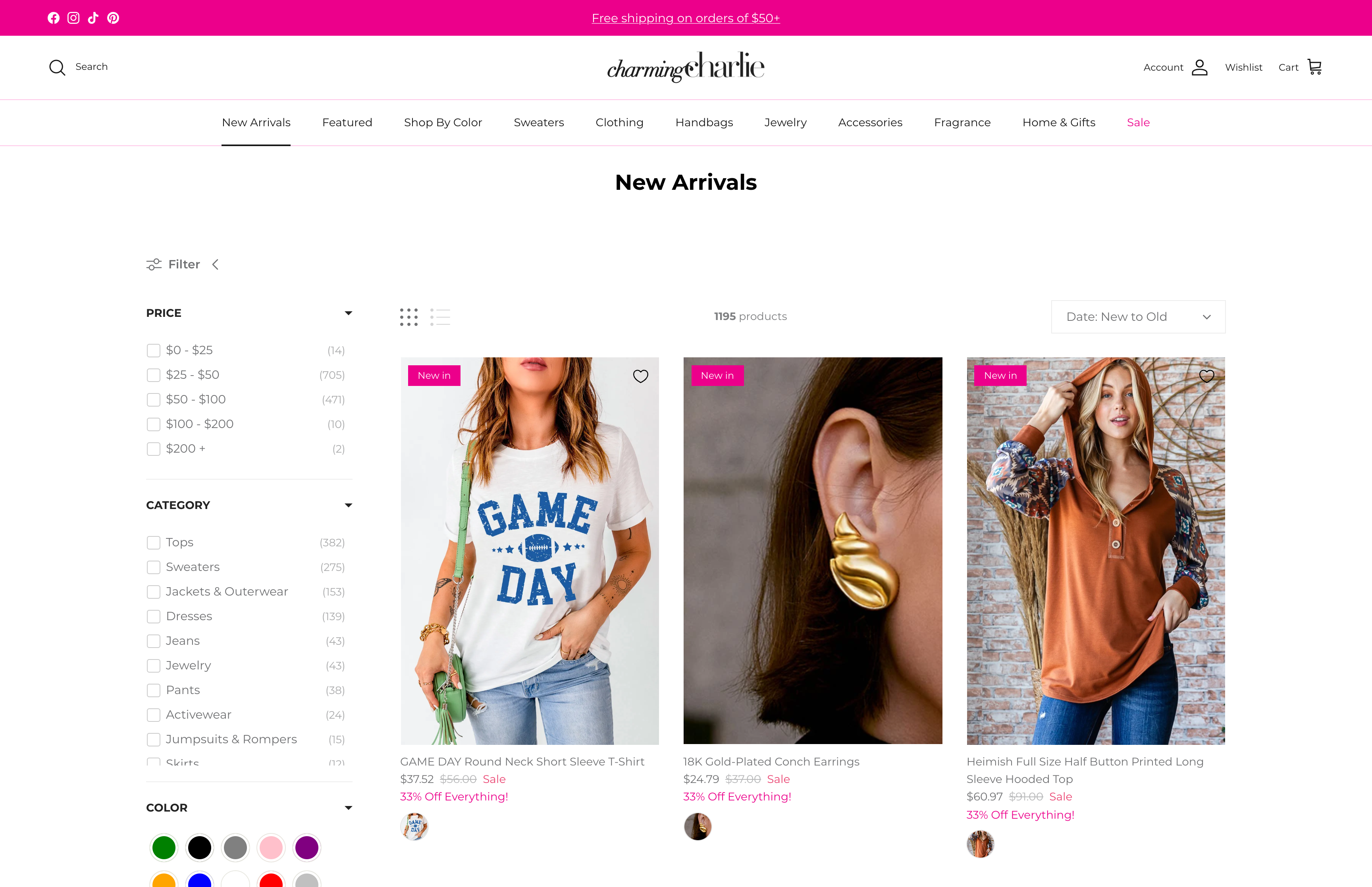 Charming Charlie screenshot 2