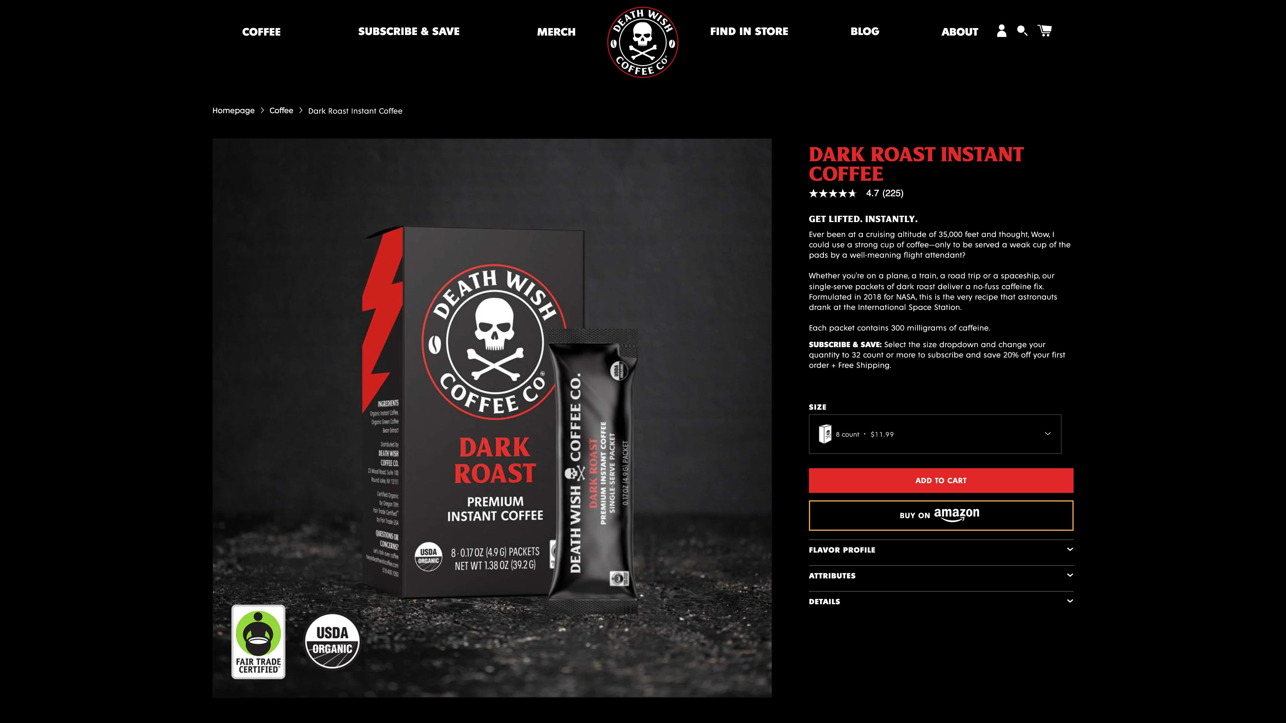 Death Wish Coffee screenshot 5