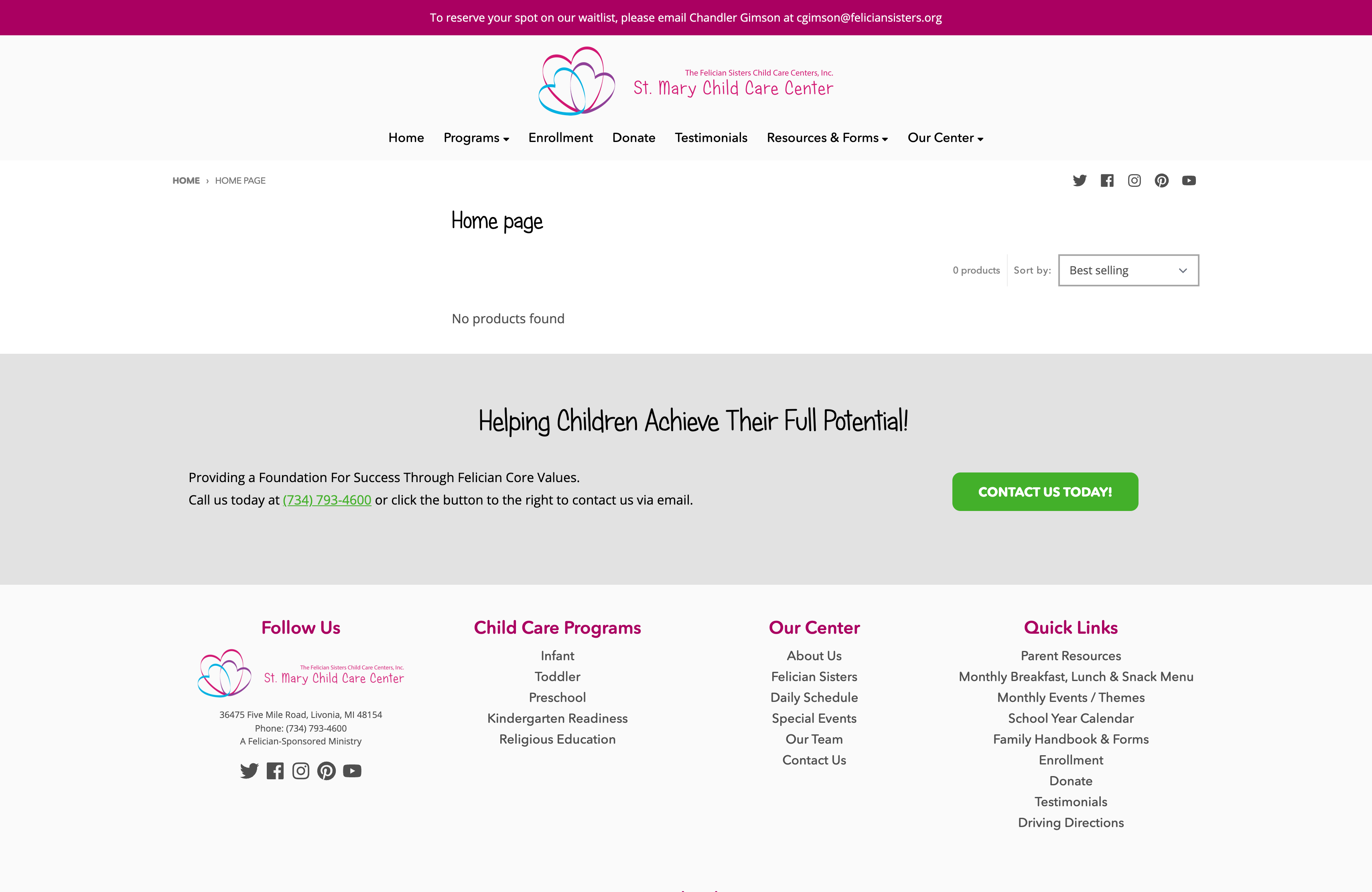 St. Mary Child Care Center screenshot 2