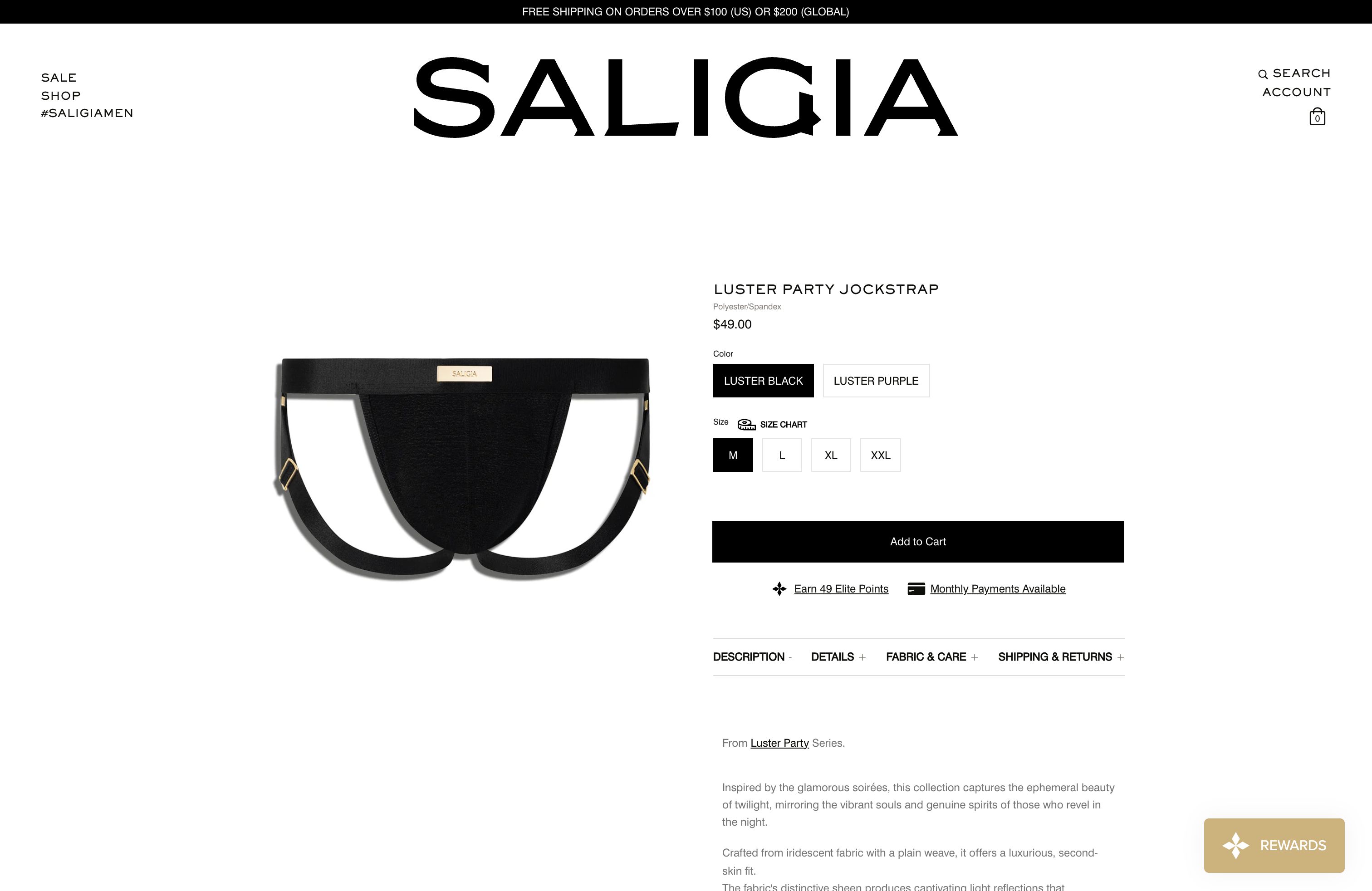 SALIGIA Men's Underwear & Clothes-Contemporary Style screenshot 3