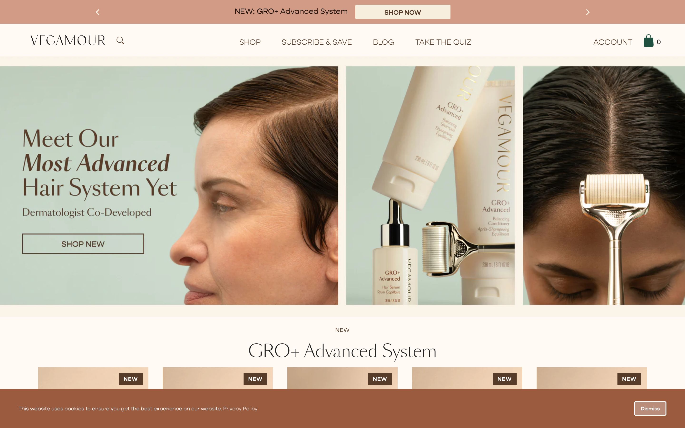 Vegamour - Development and growth of Shopify Plus store screenshot 6