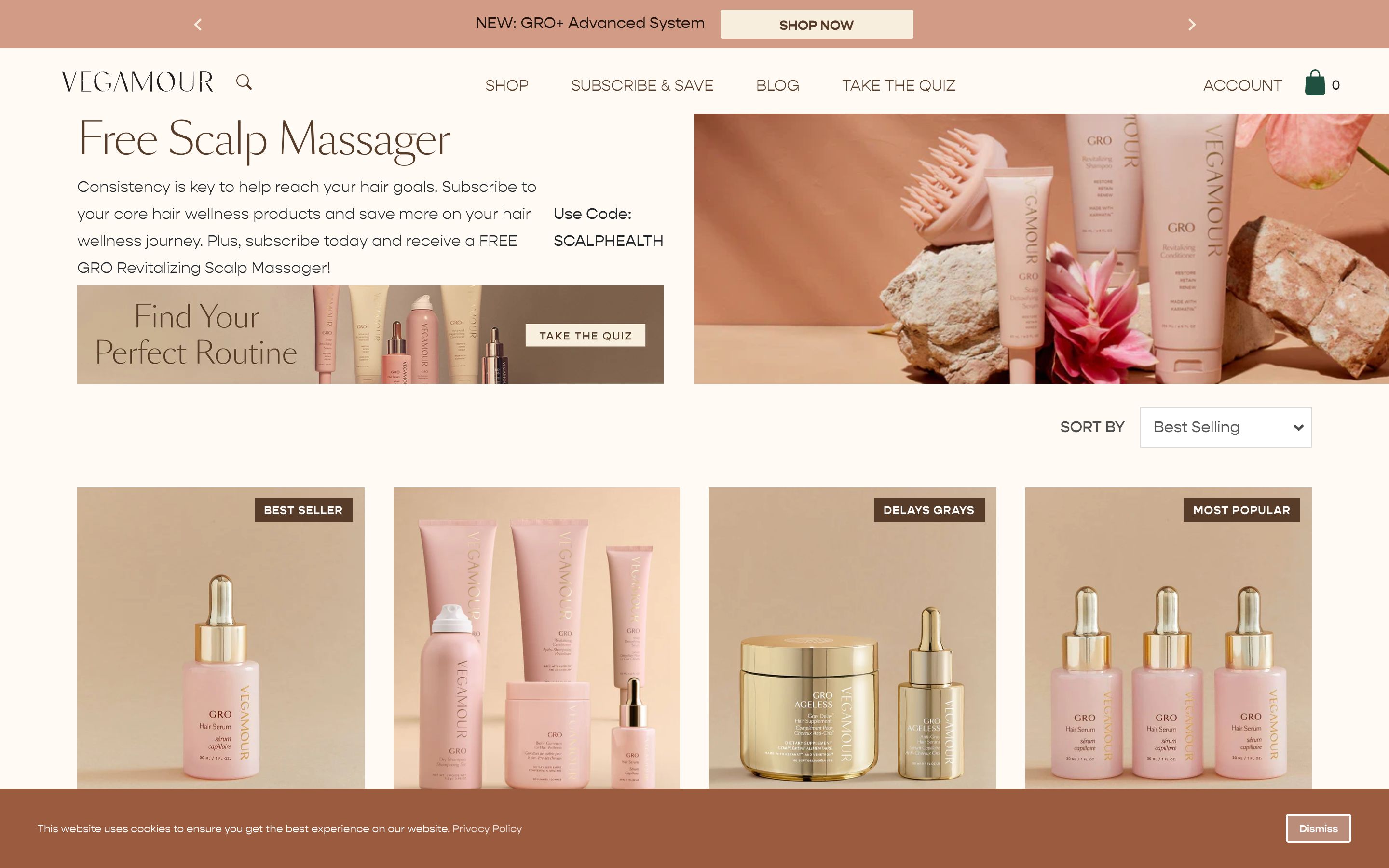 Development and Growth of Vegamour's Shopify Plus Store