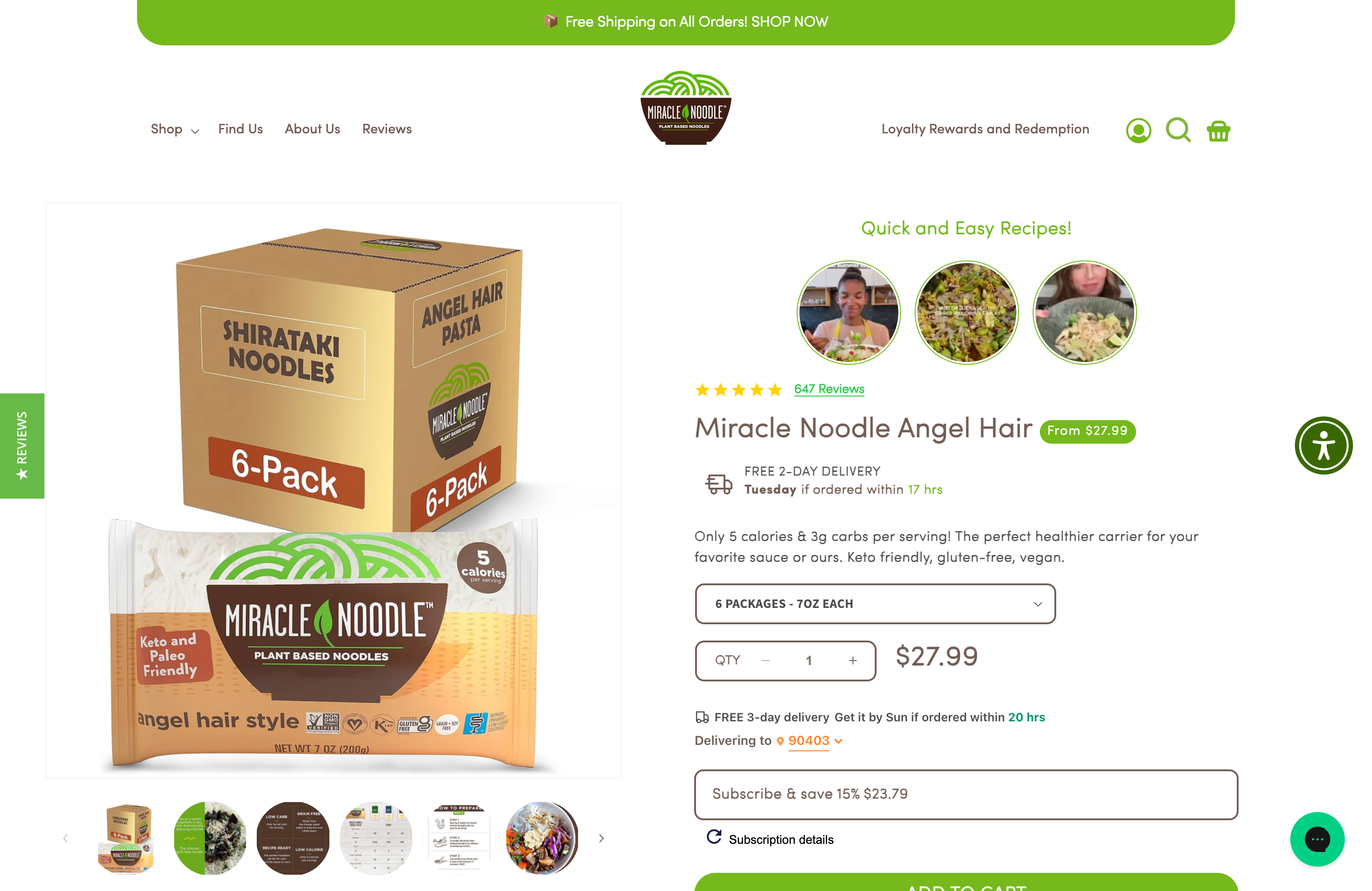 Miracle Noodle screenshot 4