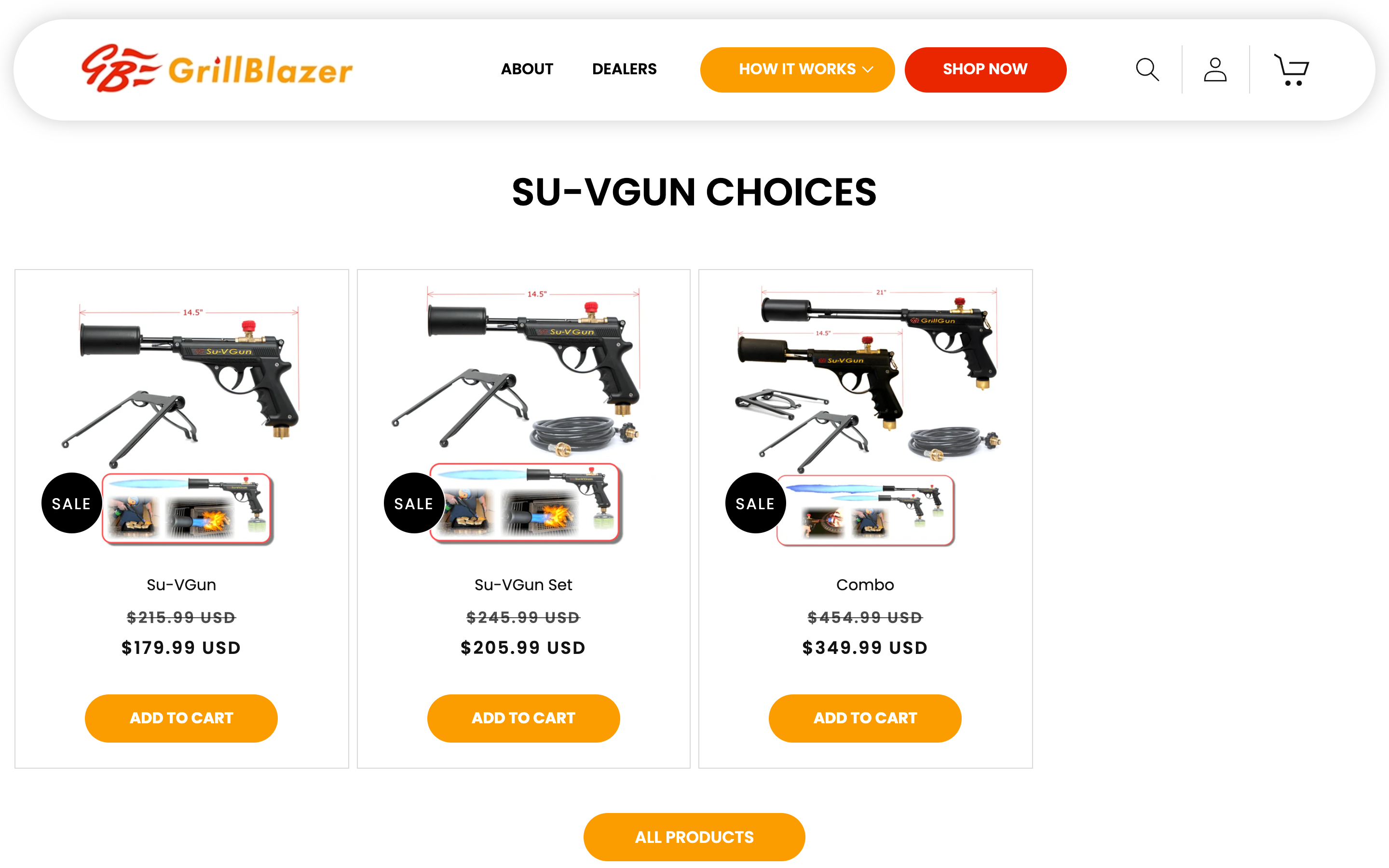 Grillblazer | Shopify 2.0 upgrade screenshot 3