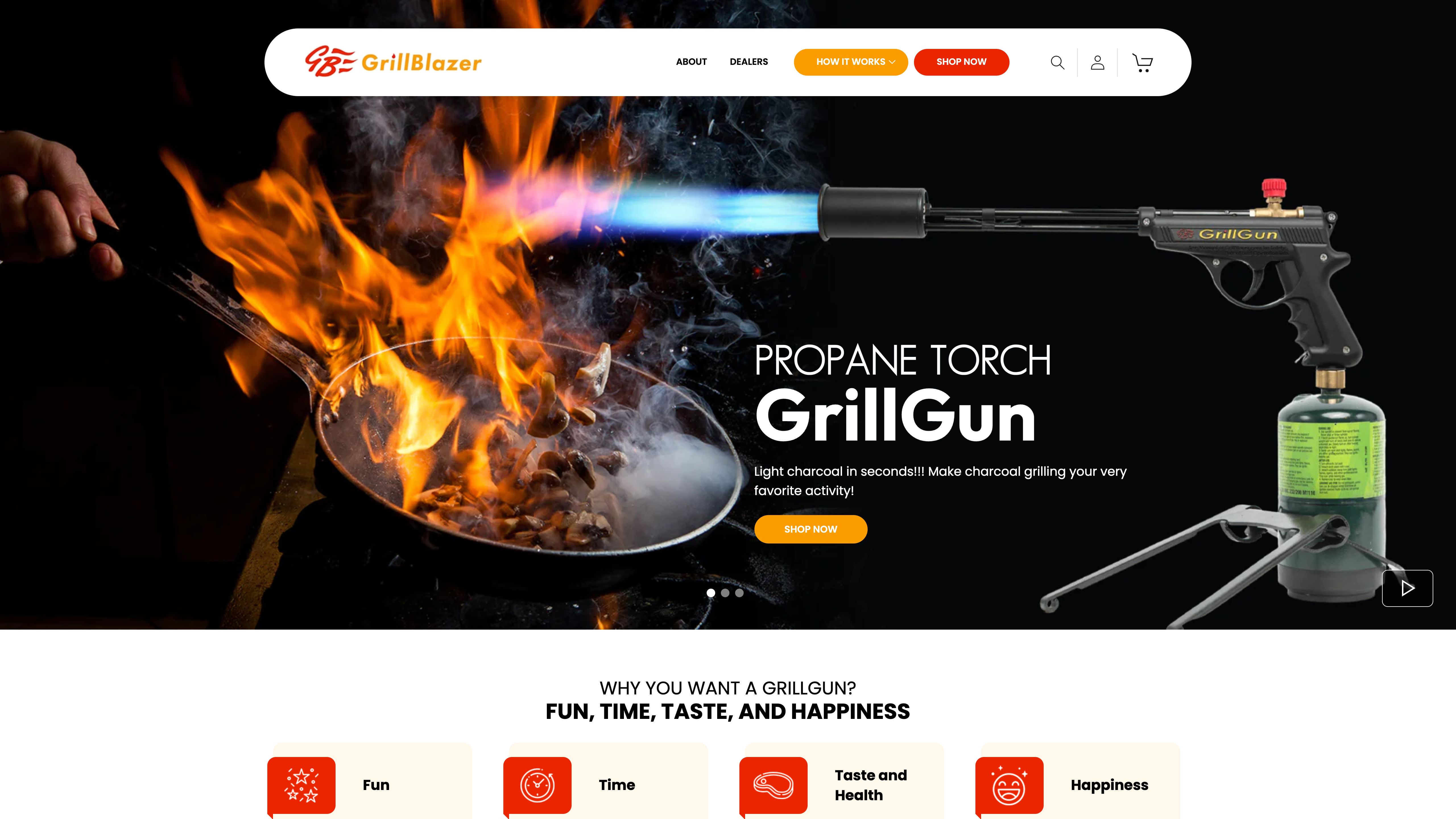 Shopify 2.0 Upgrade for GrillBlazer: Enhanced User Experience and Design